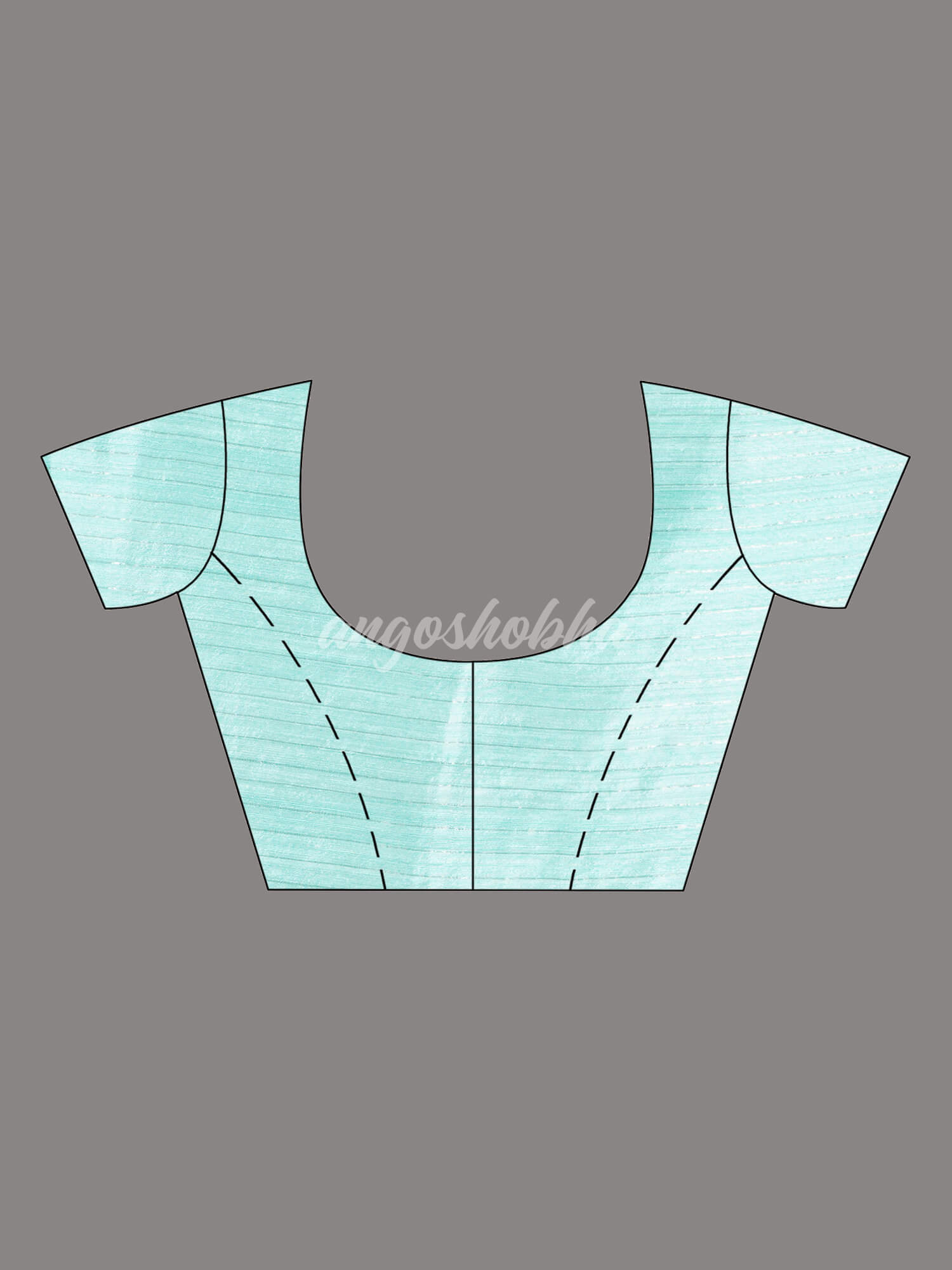 Aqua Silk Matka Body Creeper Design all over Silver Zari Check Pallu Handwoven Saree