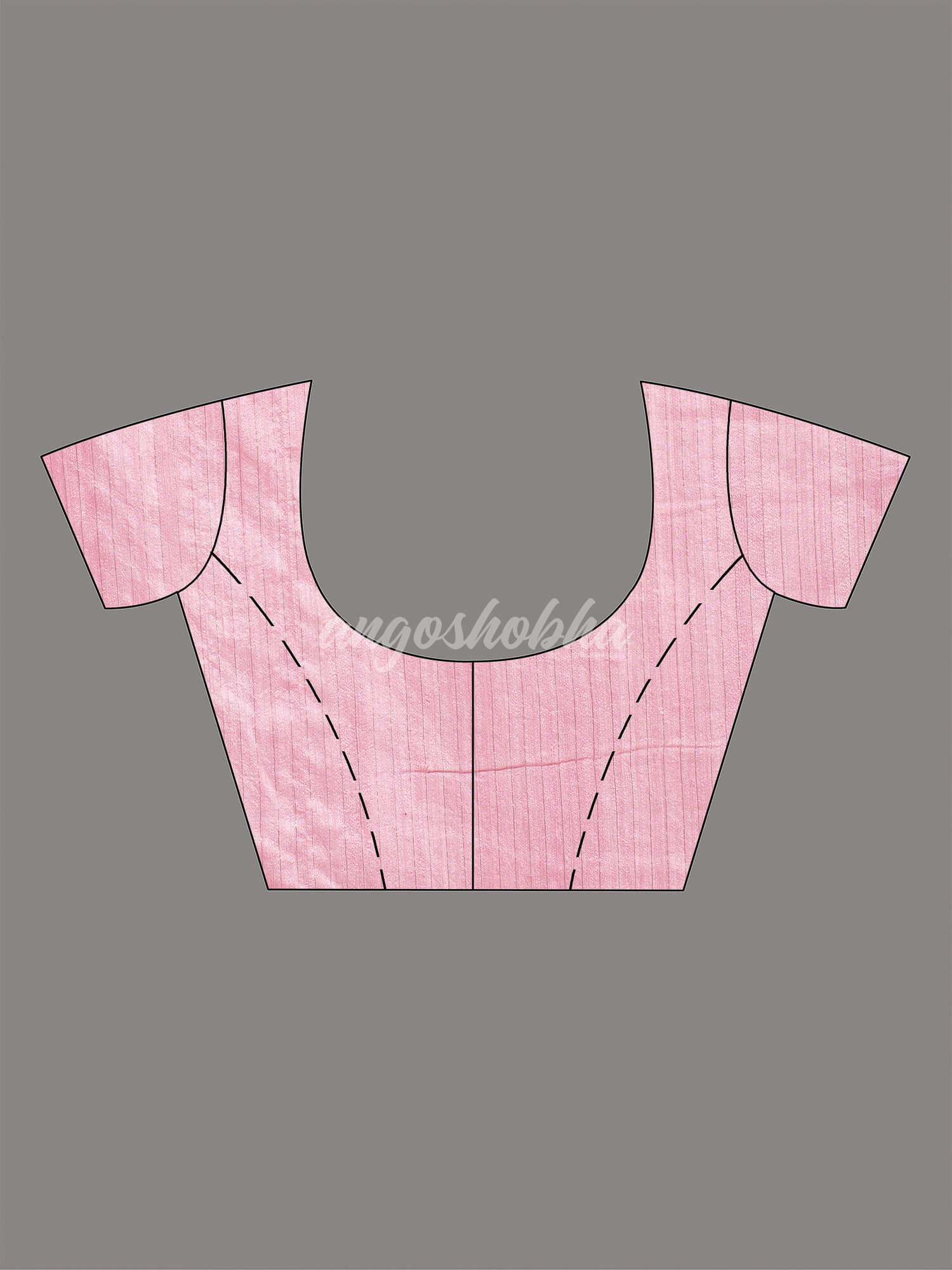 Onion Pink Silk Matka Body Creeper Design all over Silver Zari Check Pallu Handwoven Saree