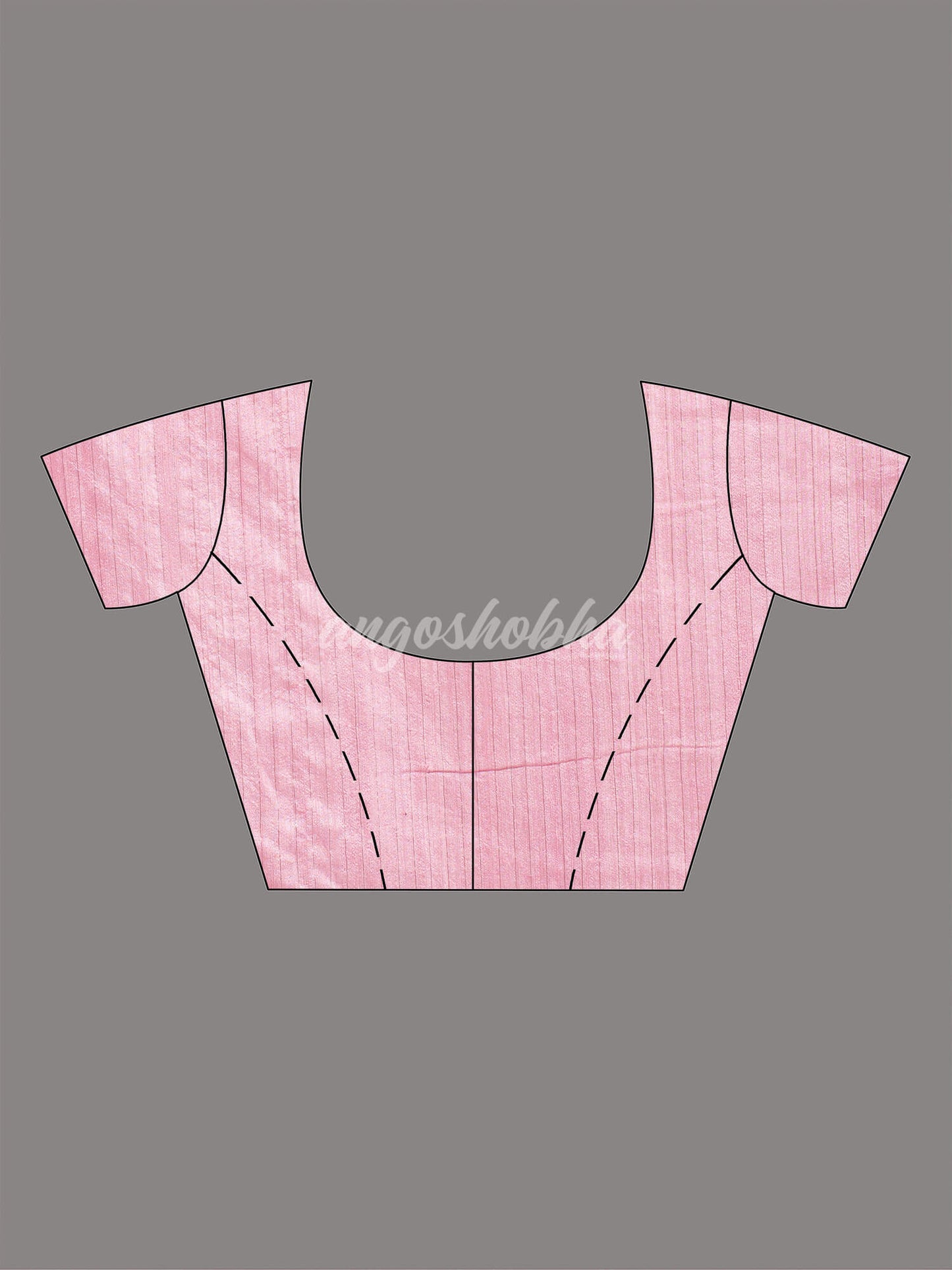 Onion Pink Silk Matka Body Creeper Design all over Silver Zari Check Pallu Handwoven Saree
