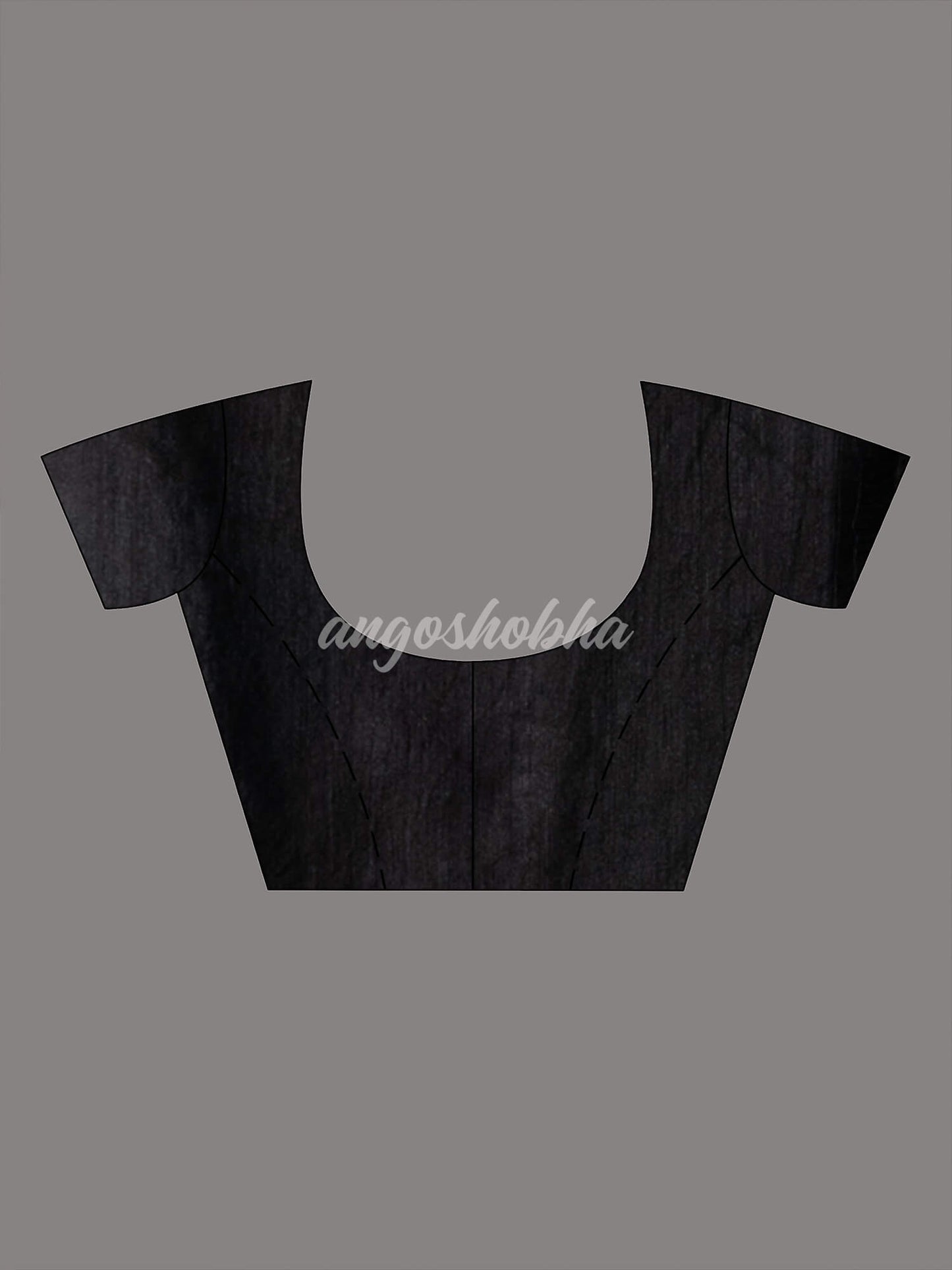 Traditional Black Matka Silk Sequin Soft Jamdani Saree