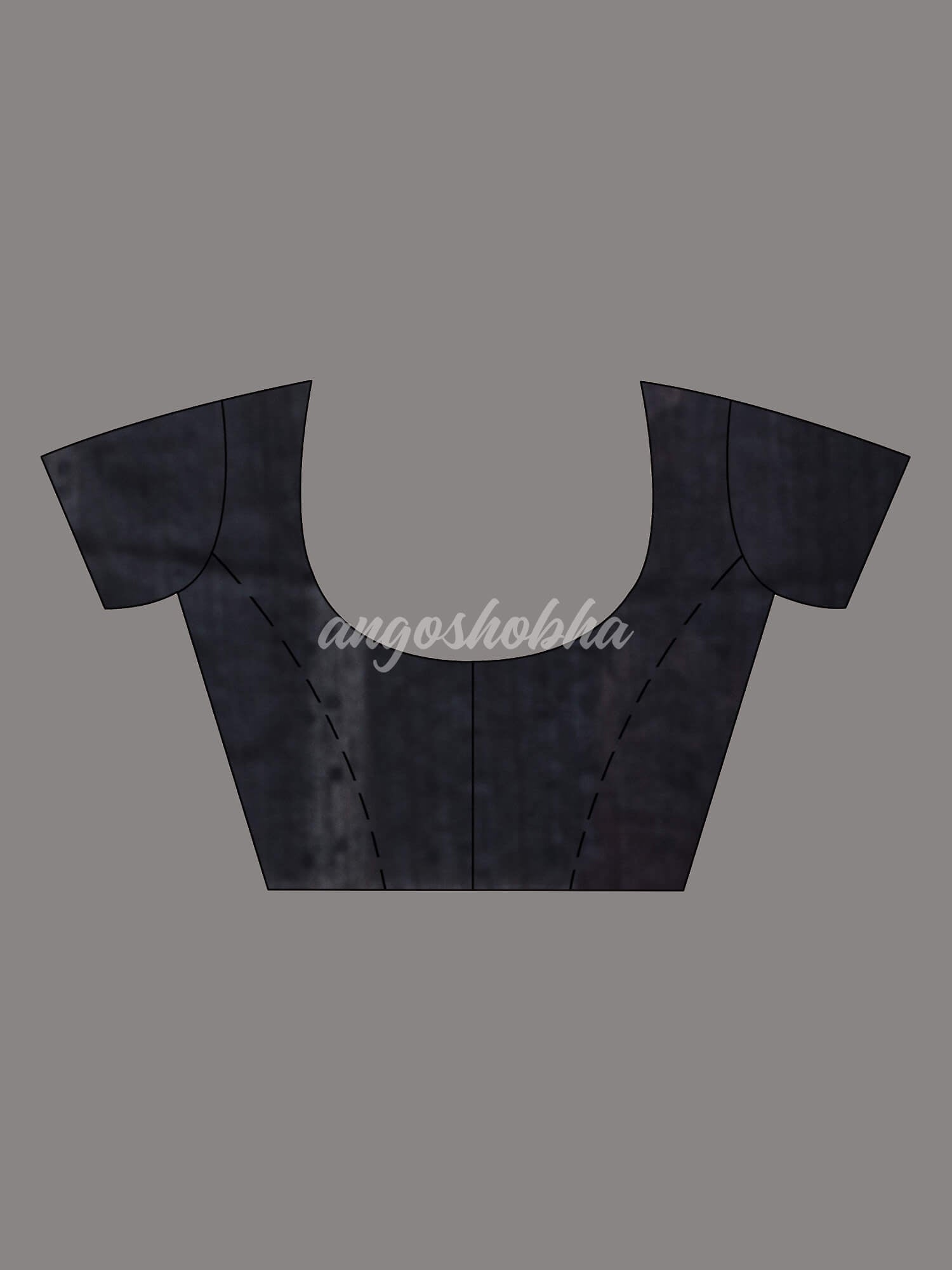 Black Colour Half Half Silk Matka Sequins Handwoven Saree