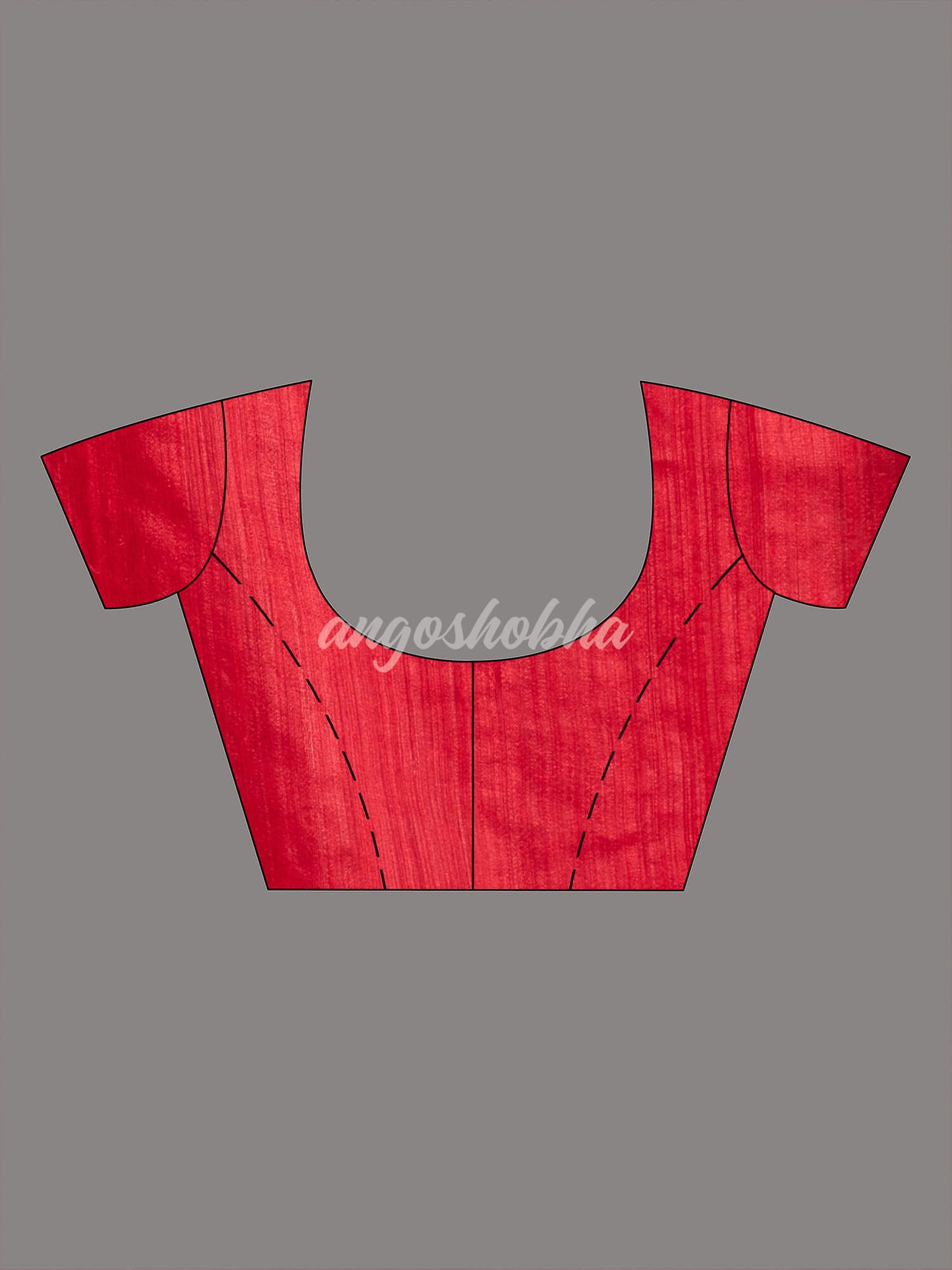 Red Colour Half Half Silk Matka Sequins Handwoven Saree