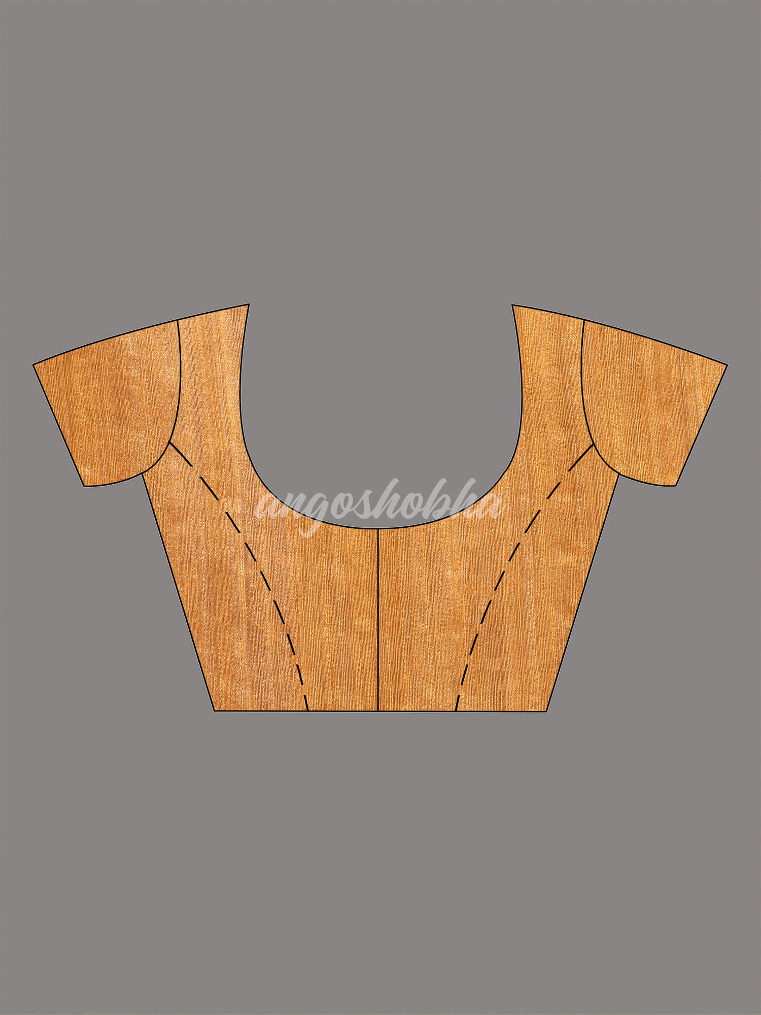 Golden Colour Half Half Silk Matka Sequins Handwoven Saree