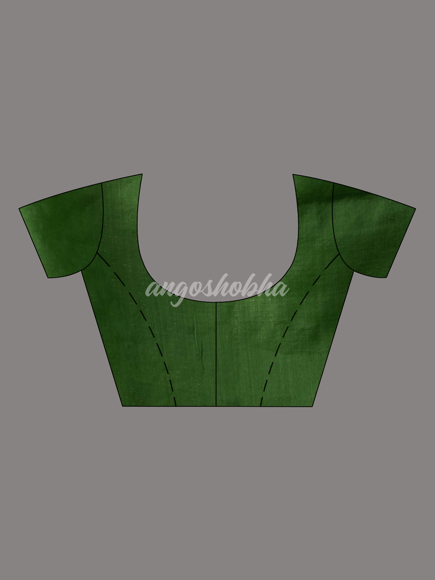 Green Silk White Flowers Motive Handwoven Muslin Saree