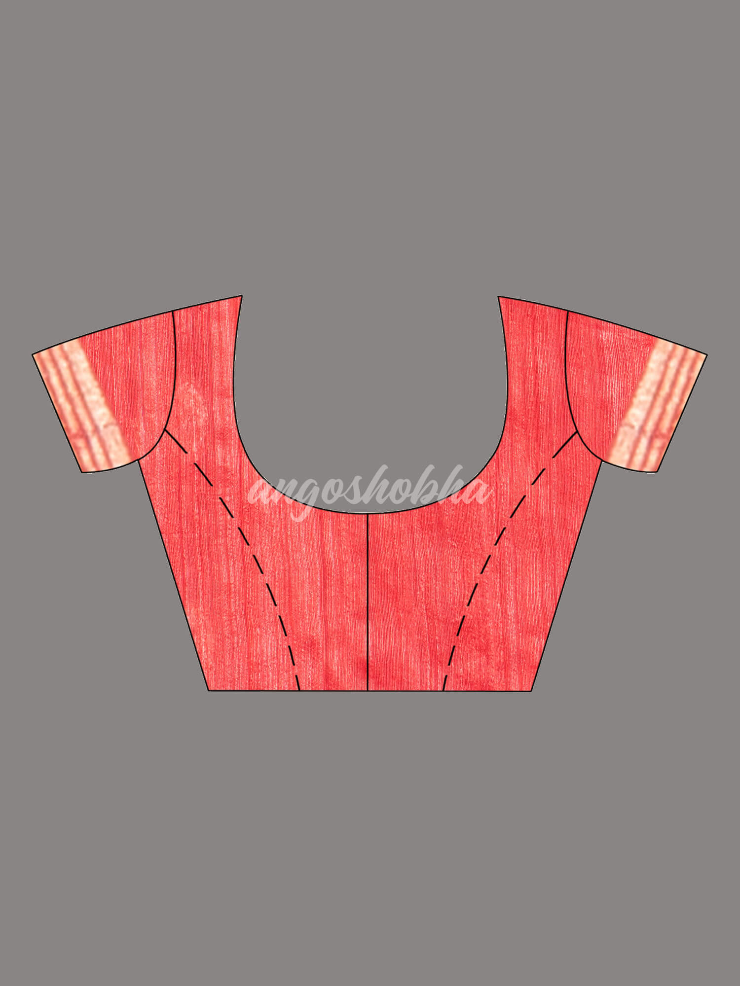 Traditional red Muslin Silk Zari Work Handloom Saree