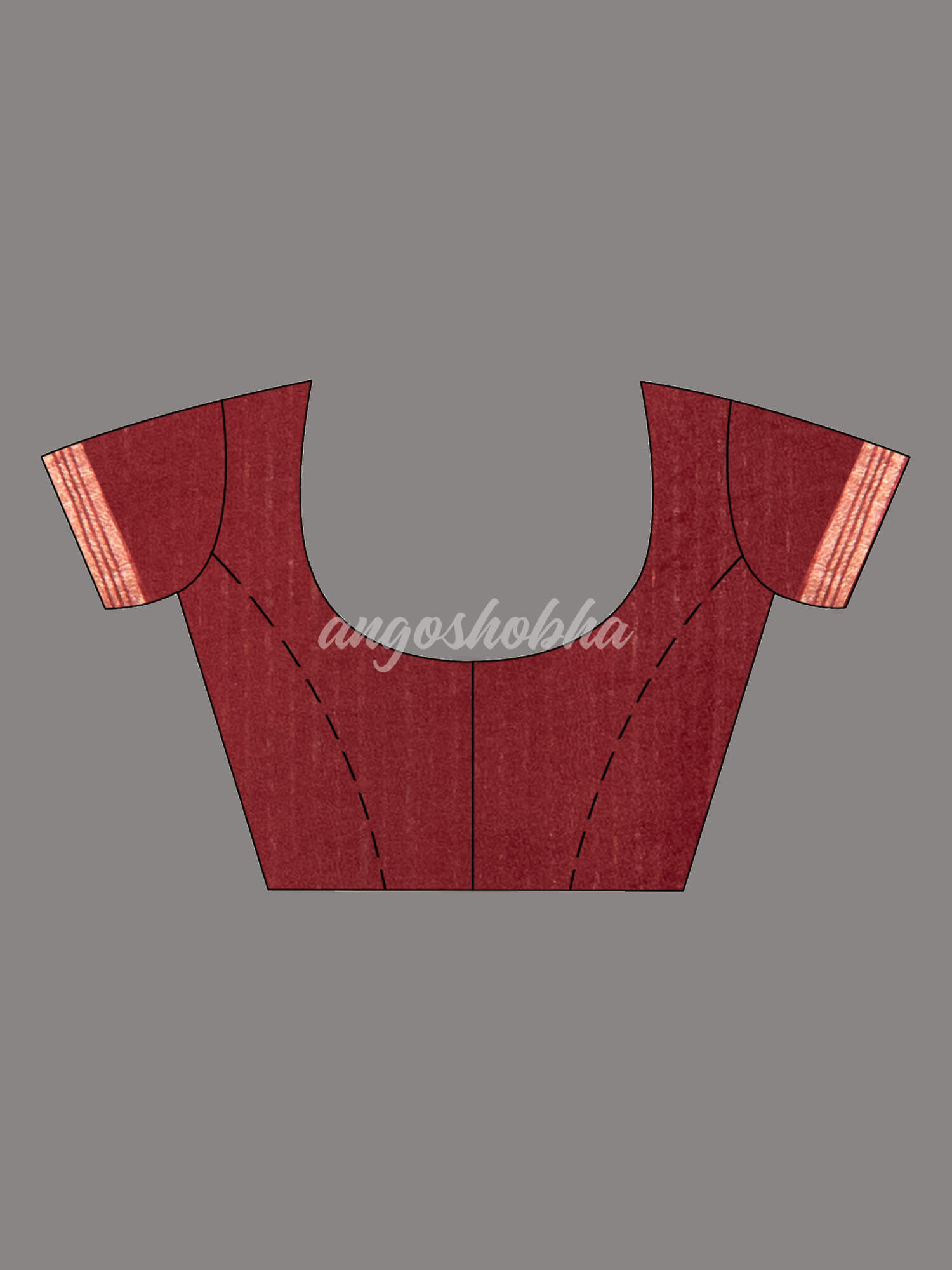 Traditional Marron Muslin Silk Zari Work Handloom Saree