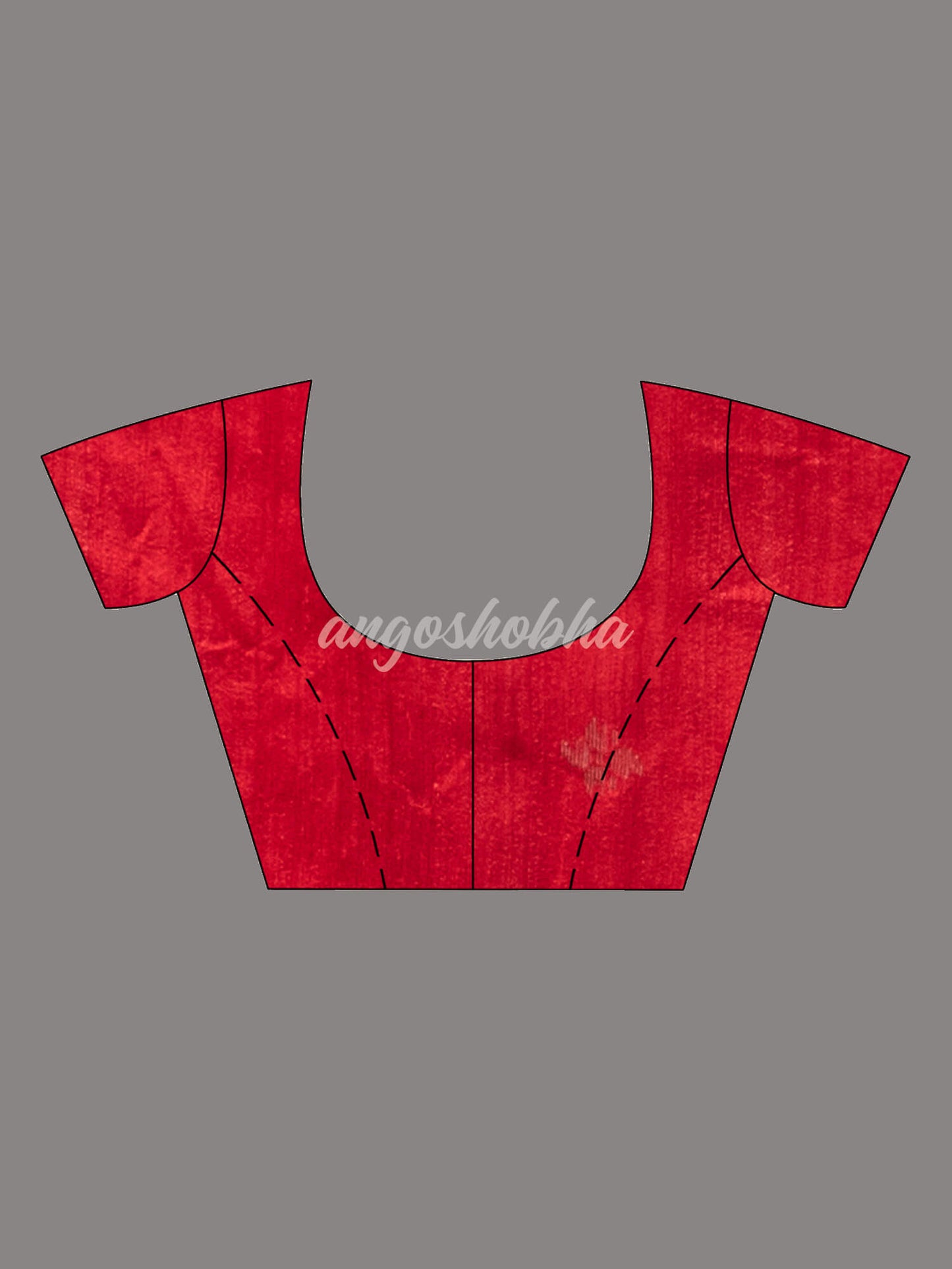 Traditional Red Muslin Silk Zari Work Handloom Saree