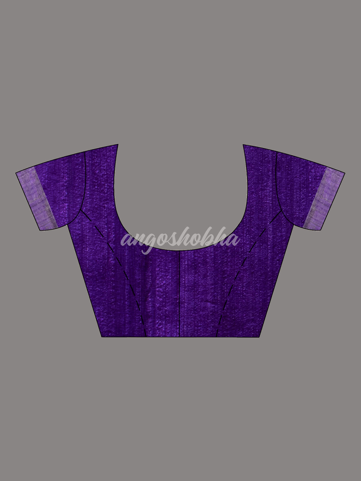 Traditional Purple Muslin Silk Zari Work Handloom Saree