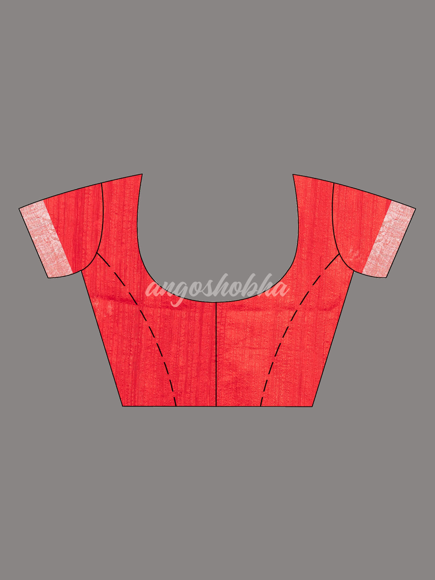 Traditional Red Muslin Silk Zari Work Handloom Saree