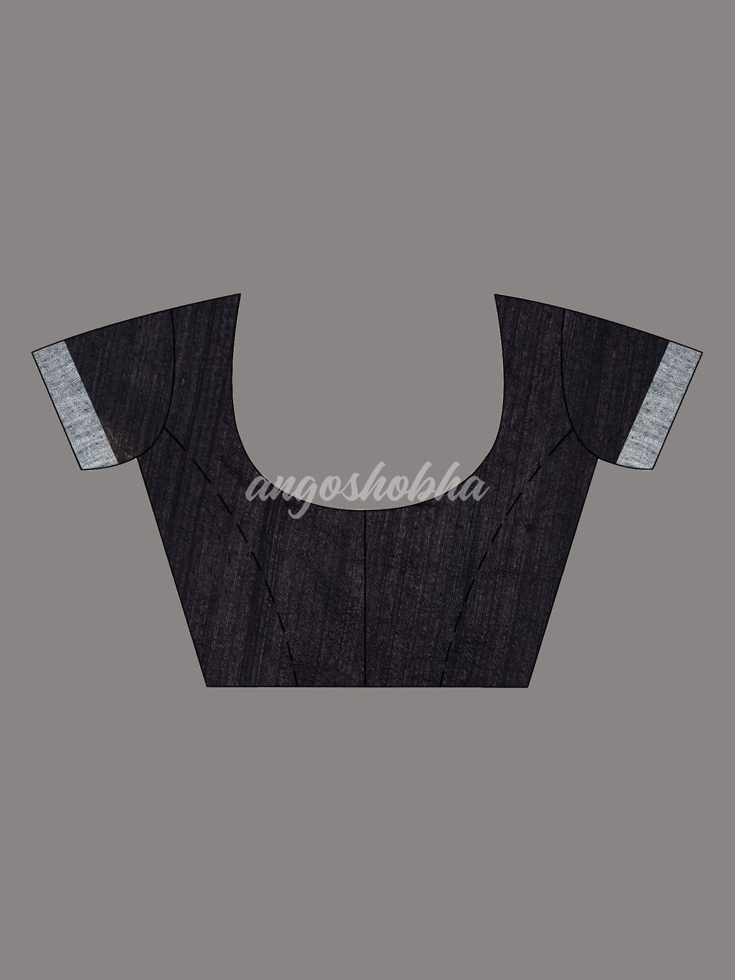 Traditional Black Muslin Silk Zari Work Handloom Saree