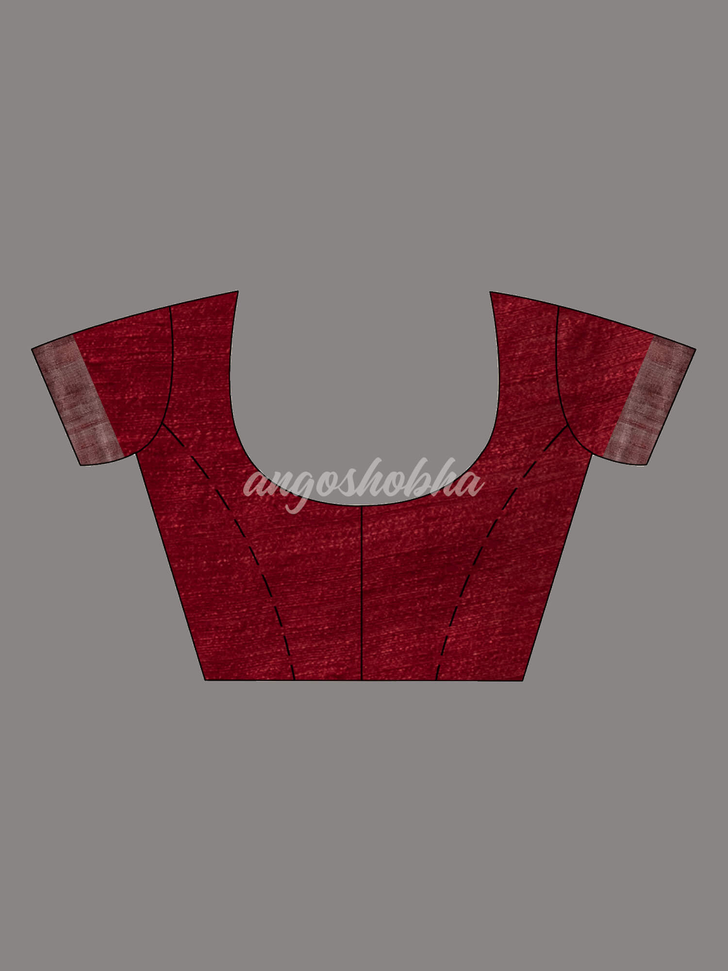 Traditional Maroon Muslin Silk Zari Work Handloom Saree