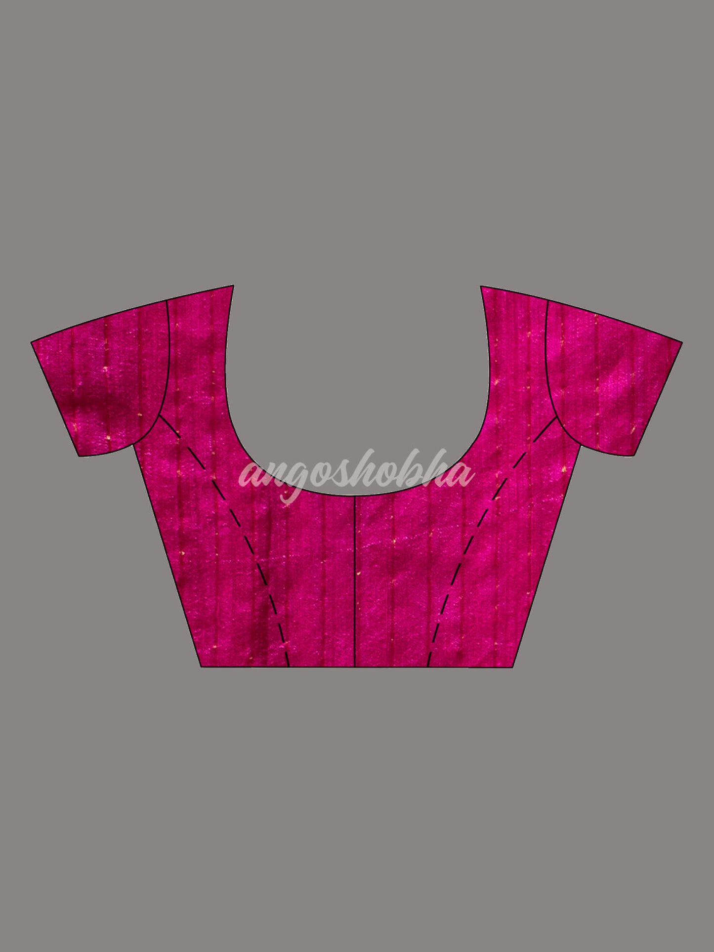 Cranberry Pink Pure Muslin Silk Handwoven Saree