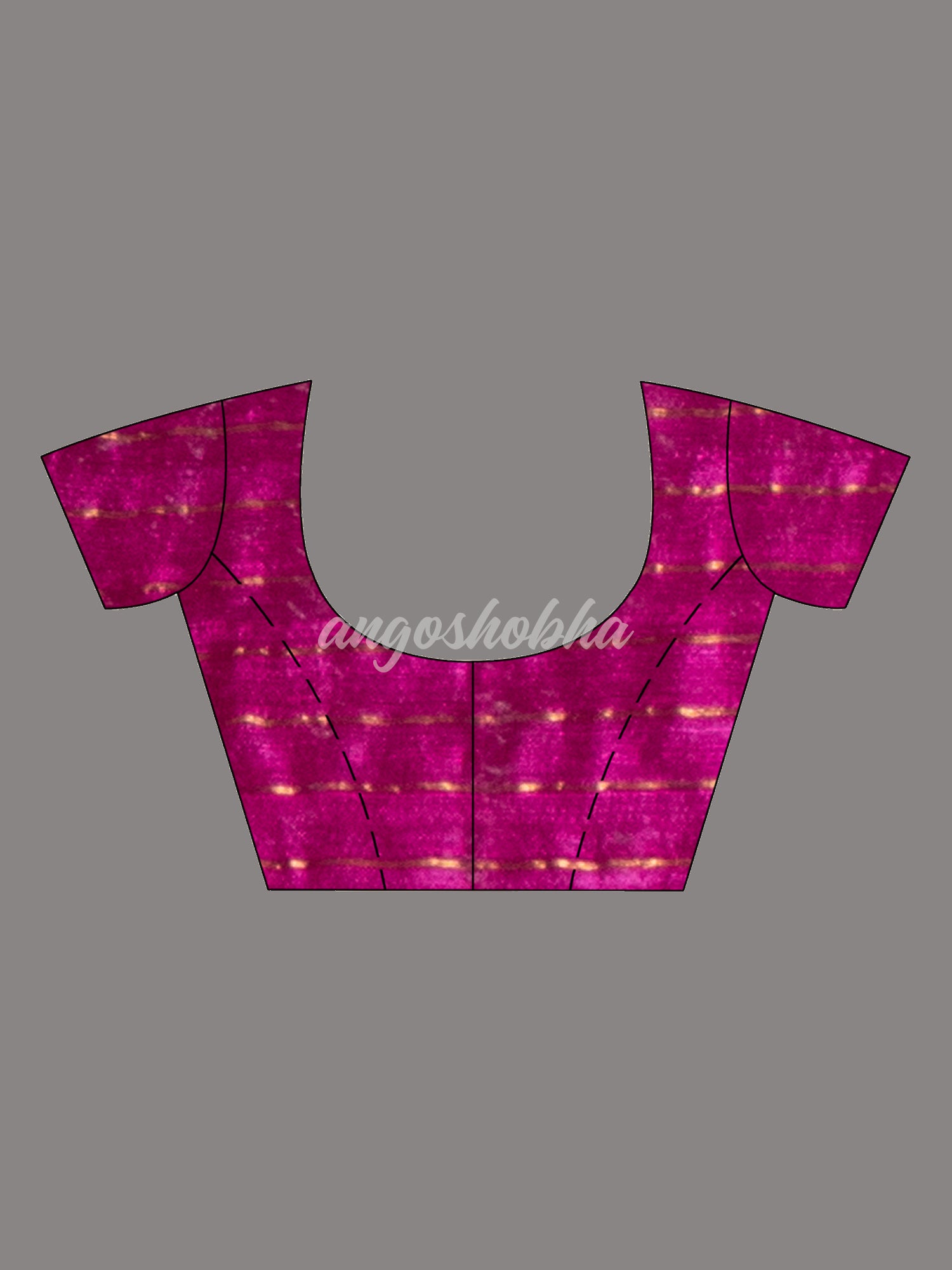 Berry Magenta Pure Muslin Silk Handwoven Saree