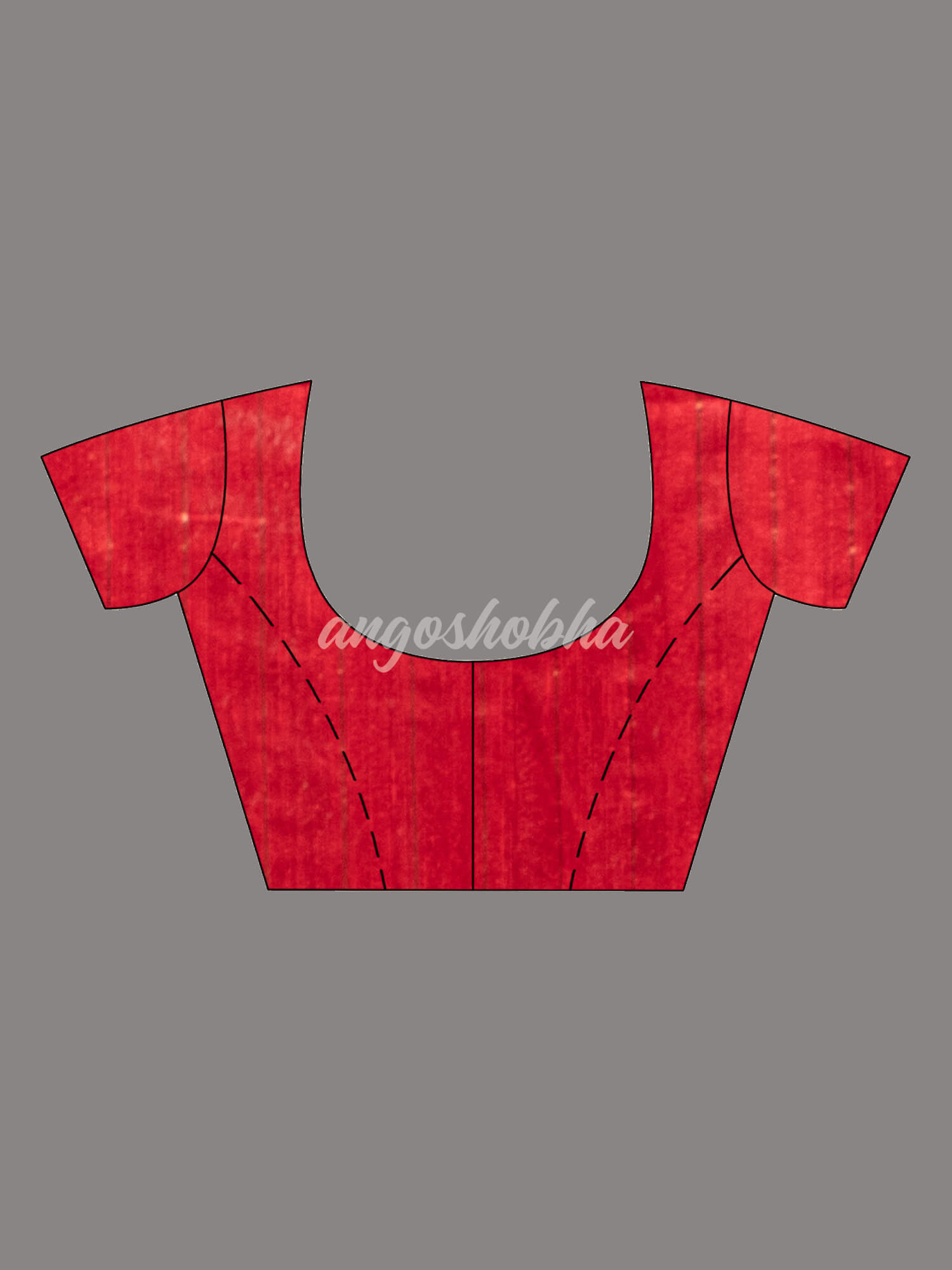 Red Pure Muslin Silk Handwoven Saree