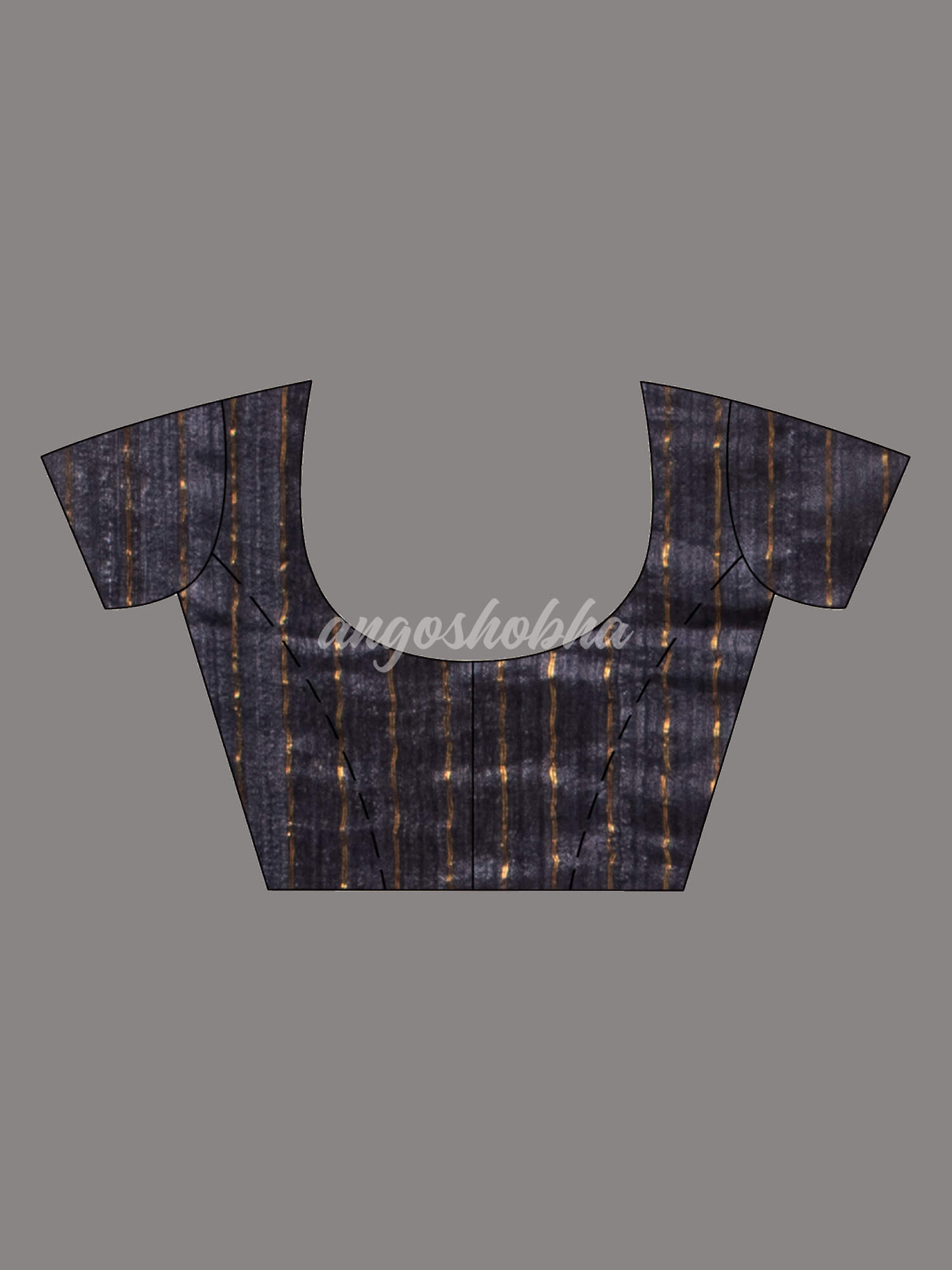 Black Pure Muslin Silk Handwoven Saree