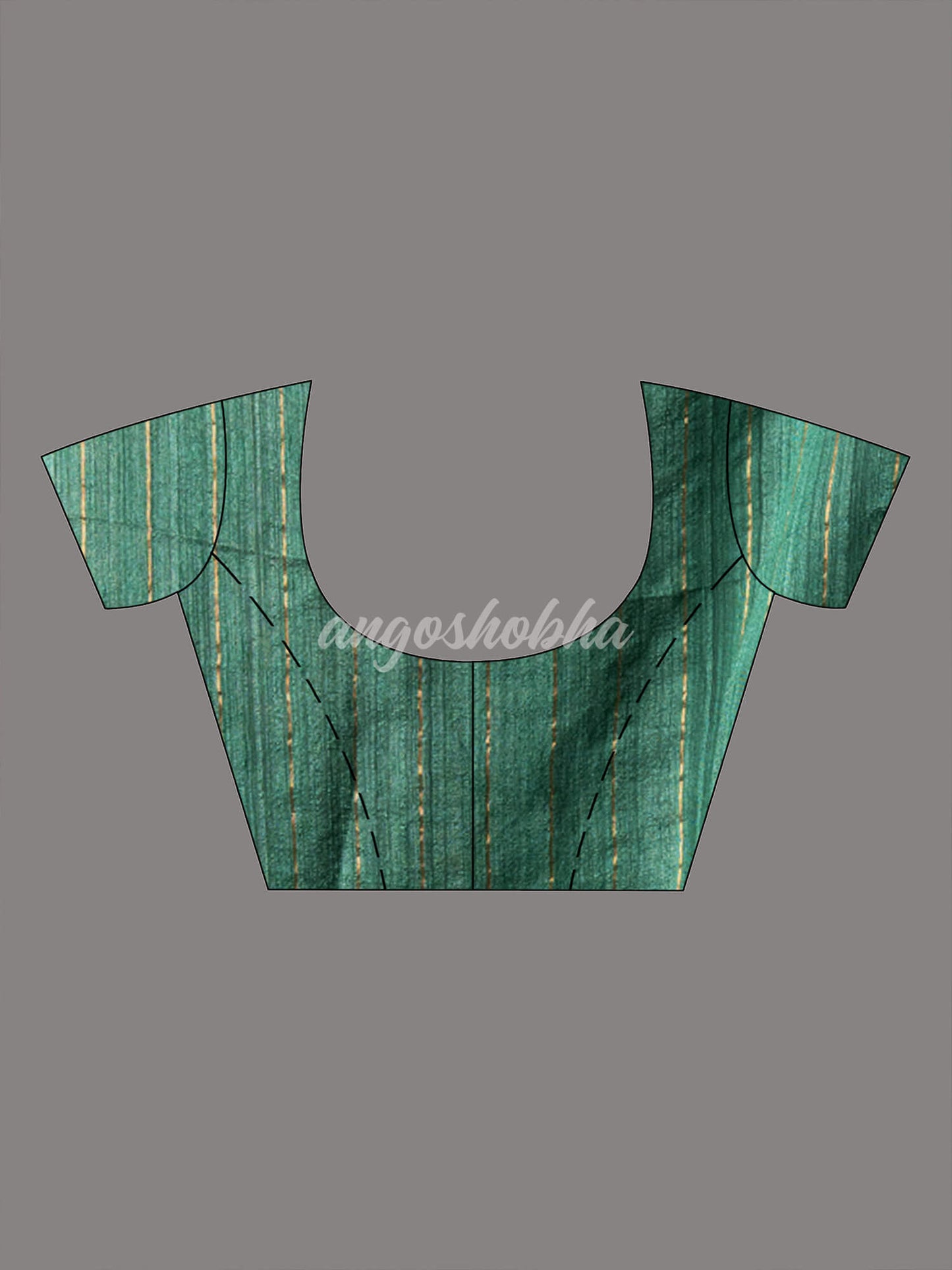 Moss Green Pure Muslin Intricate Bird Design Border Handwoven Saree