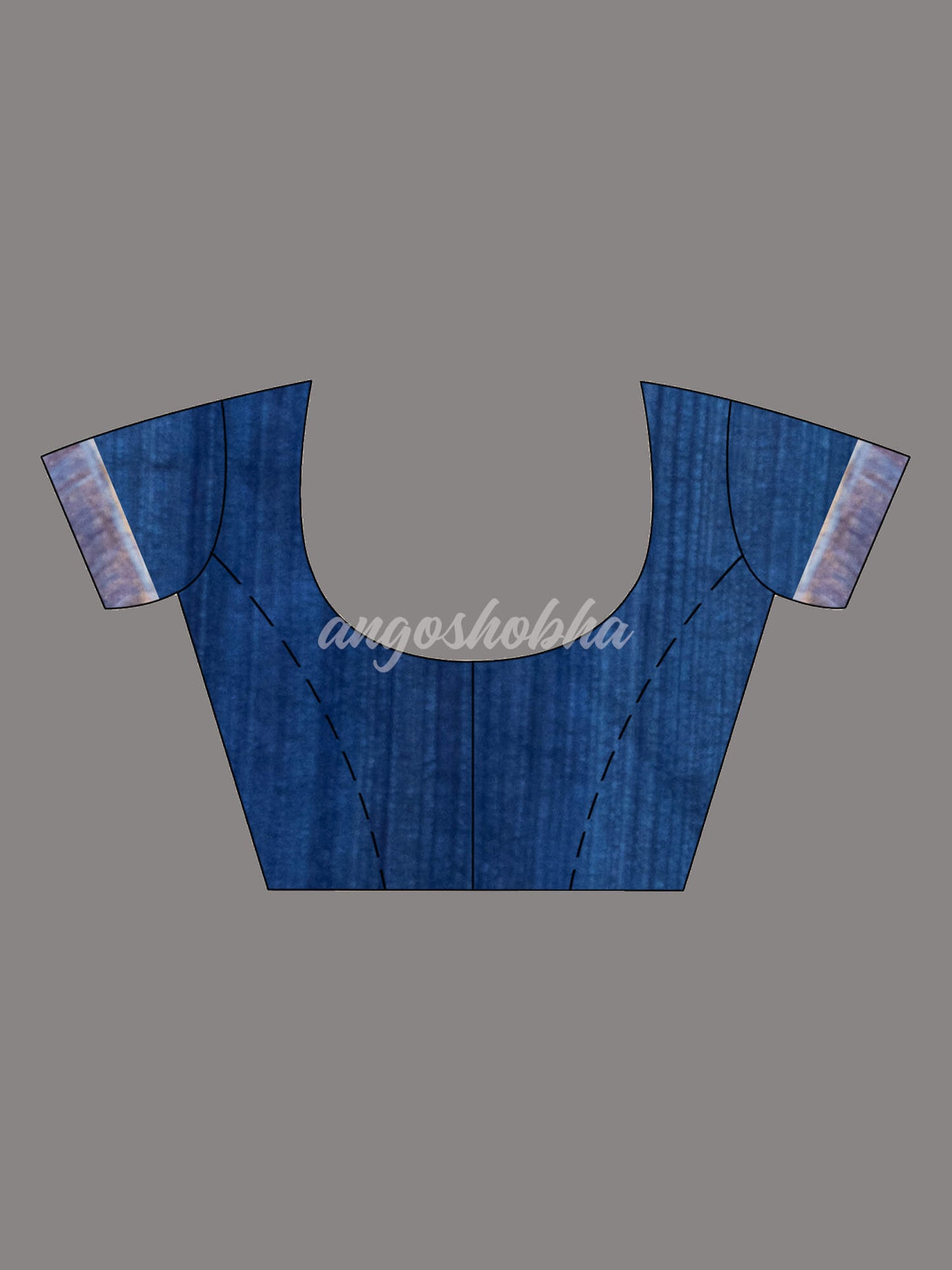 Ultramarine Paithani Matka Silk Handwoven Saree