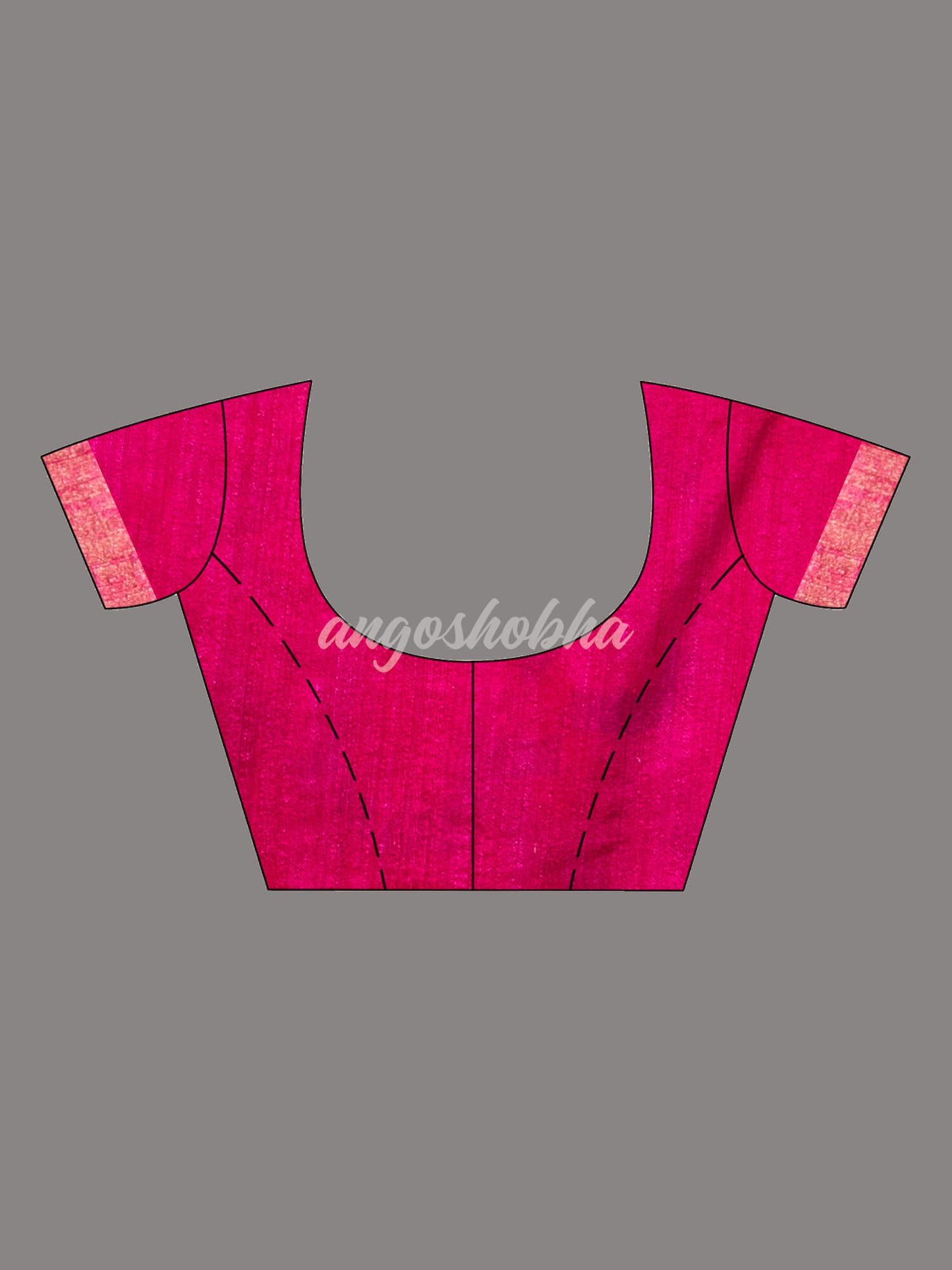 Fuscia Pink Paithani Matka Silk Handwoven Saree