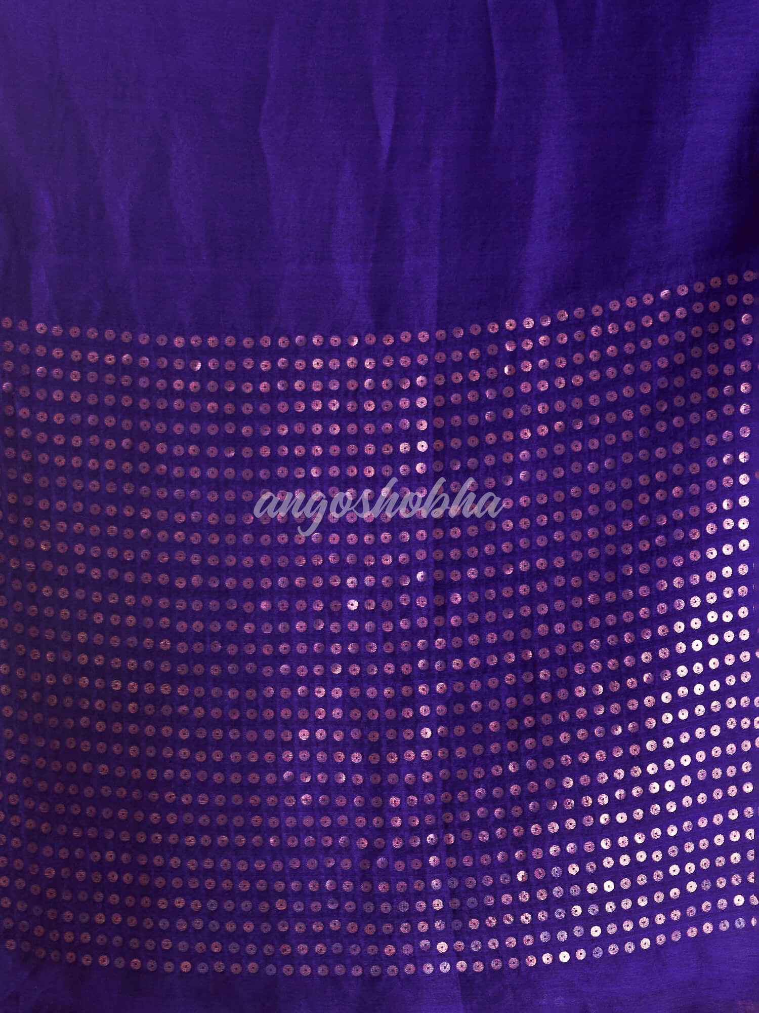 Purple Muslin Silk Handloom Saree
