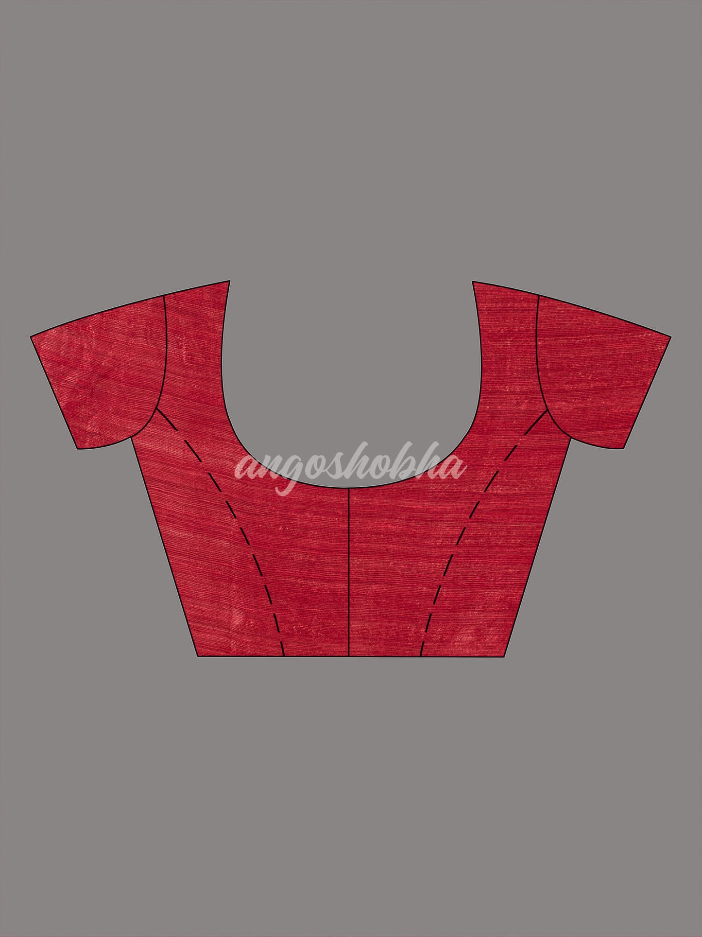 Maroon Muslin Silk Handloom Saree