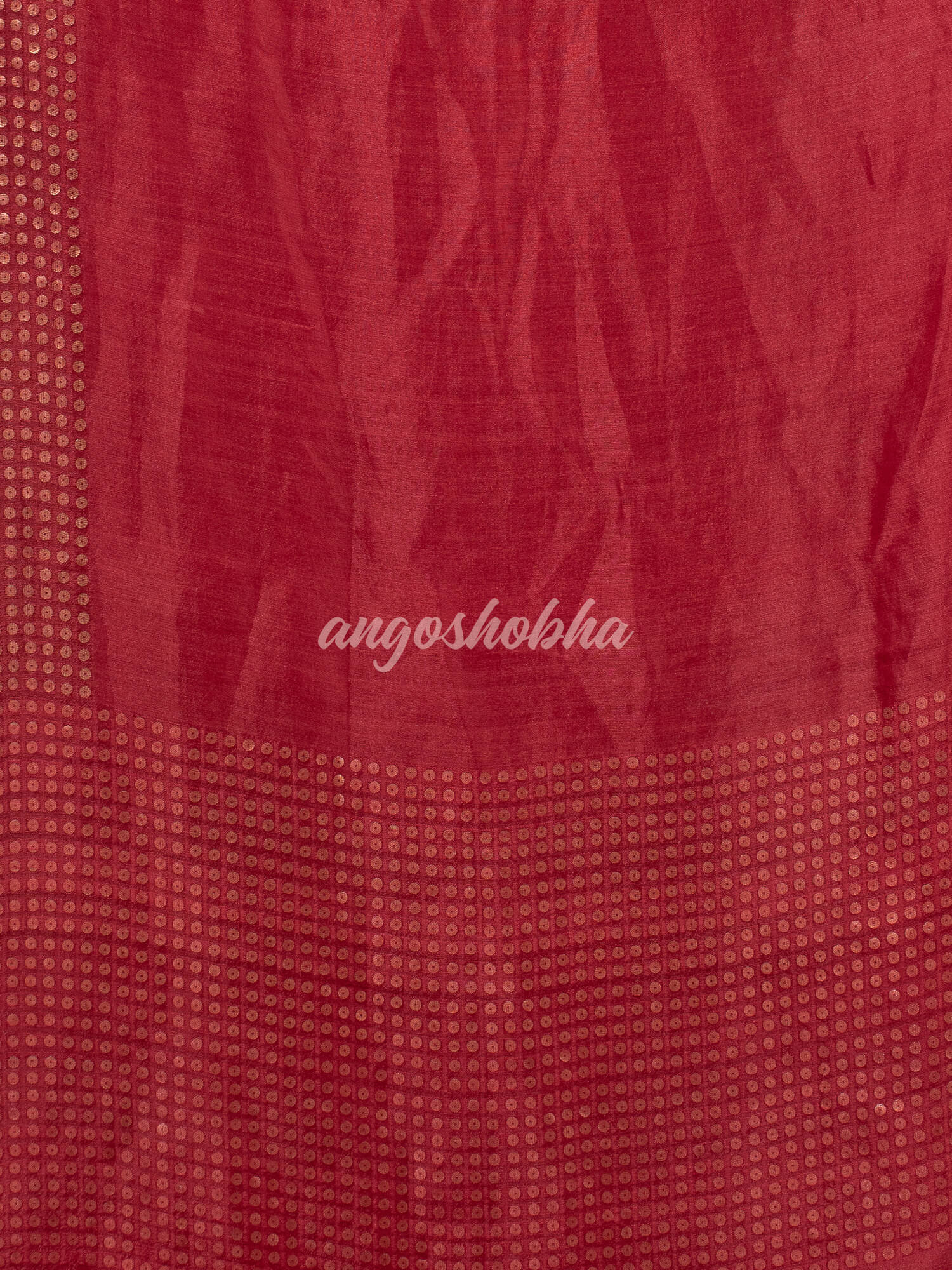 Maroon Muslin Silk Handloom Saree