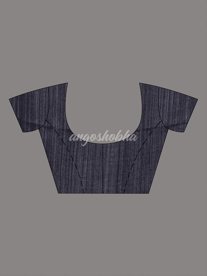 Black  Muslin Silk Handloom Saree