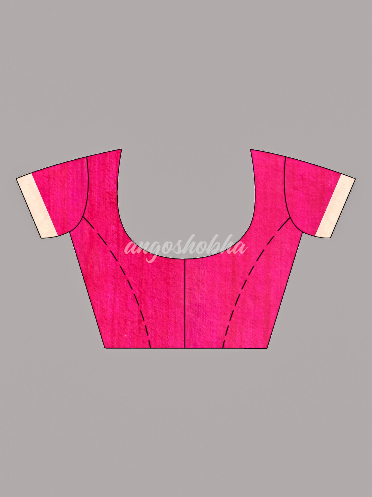 Bright Pink Paithani Muslin Silk Handwoven Saree