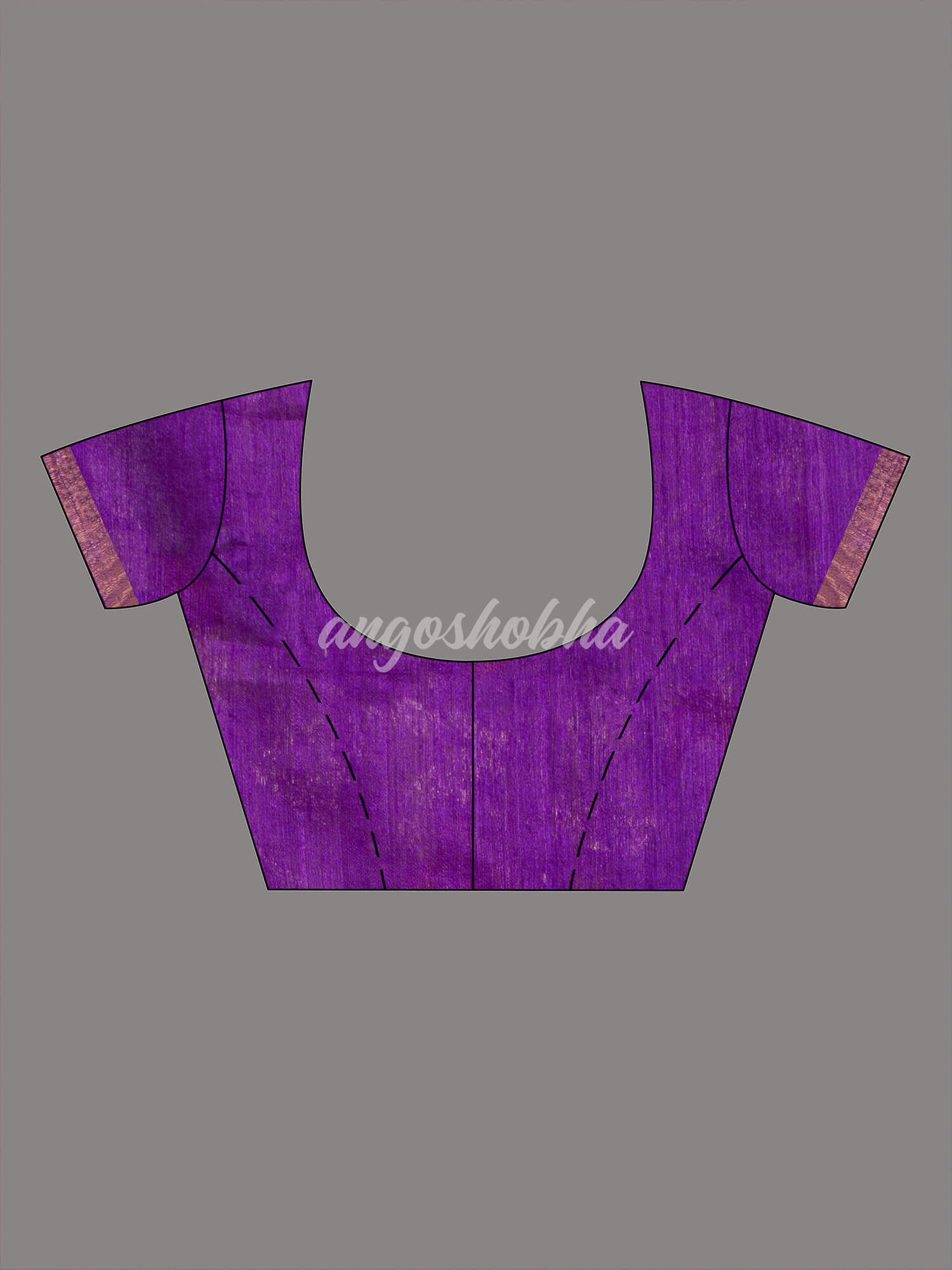 Purple Paithani Muslin Silk Handwoven Saree