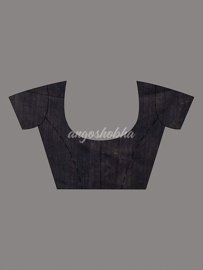 Black Paithani Muslin Silk Handwoven Saree