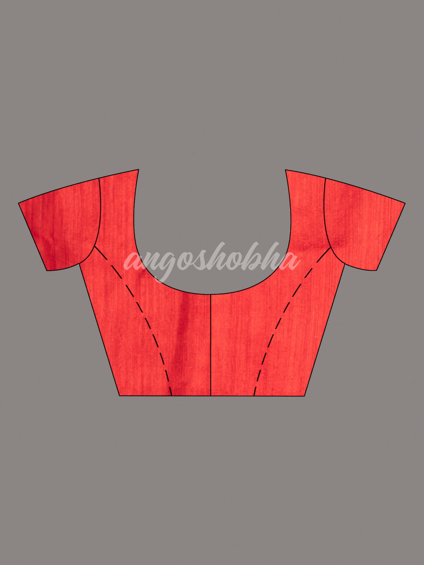 Red Half Half Matka Silk Handwoven Saree