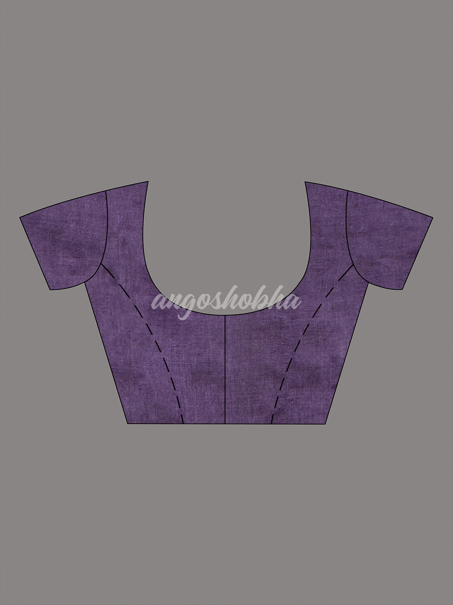 Dark Purple Tussar Silk Embroidery Handwoven Saree