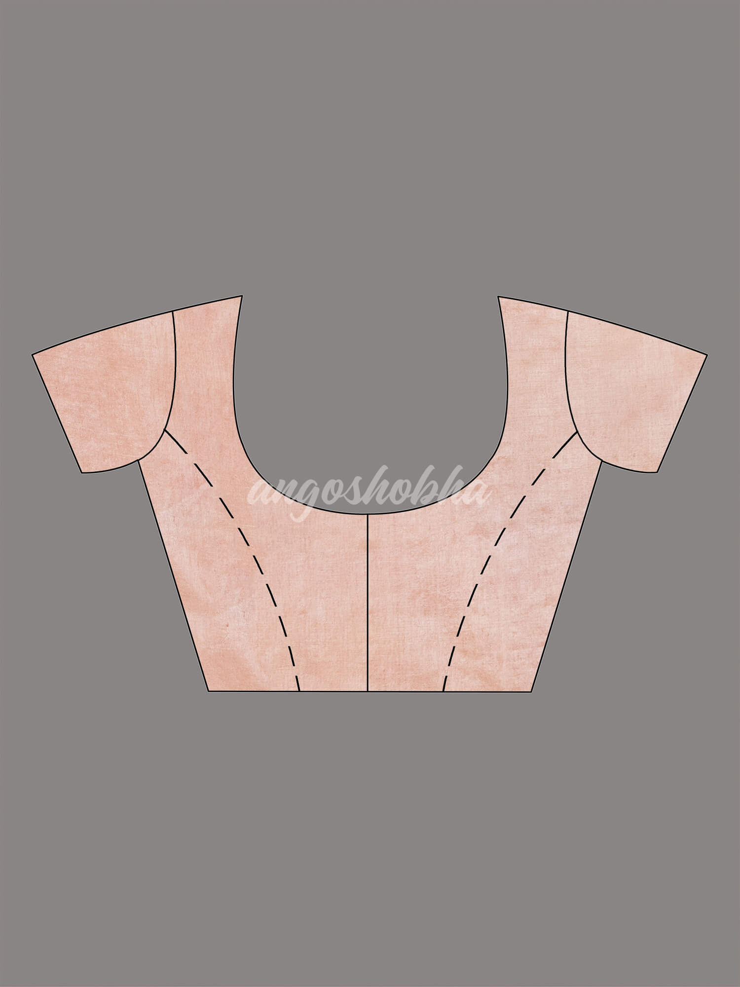 Blushing Peach Tussar Silk Embroidery Handwoven Saree