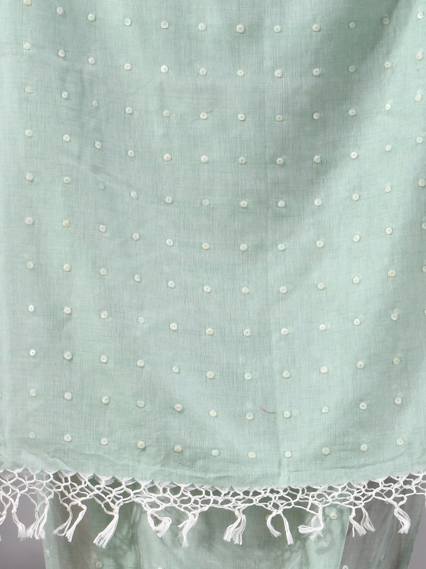 Sage Green Handloom Cotton Saree