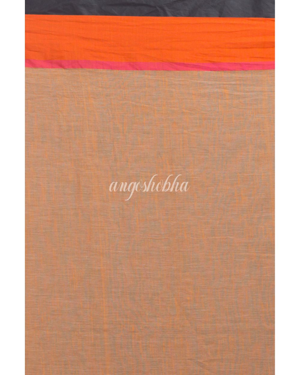 Beige Cotton Handloom Saree angoshobha