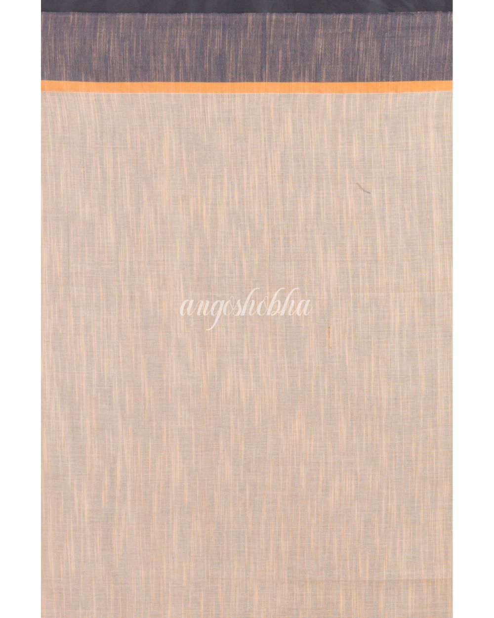 Beige Cotton Handloom Saree angoshobha