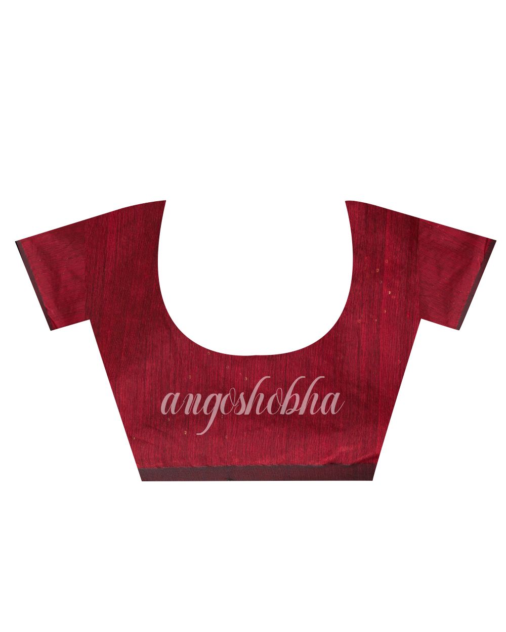 Black Cotton Blend Handloom Jamdani Saree angoshobha