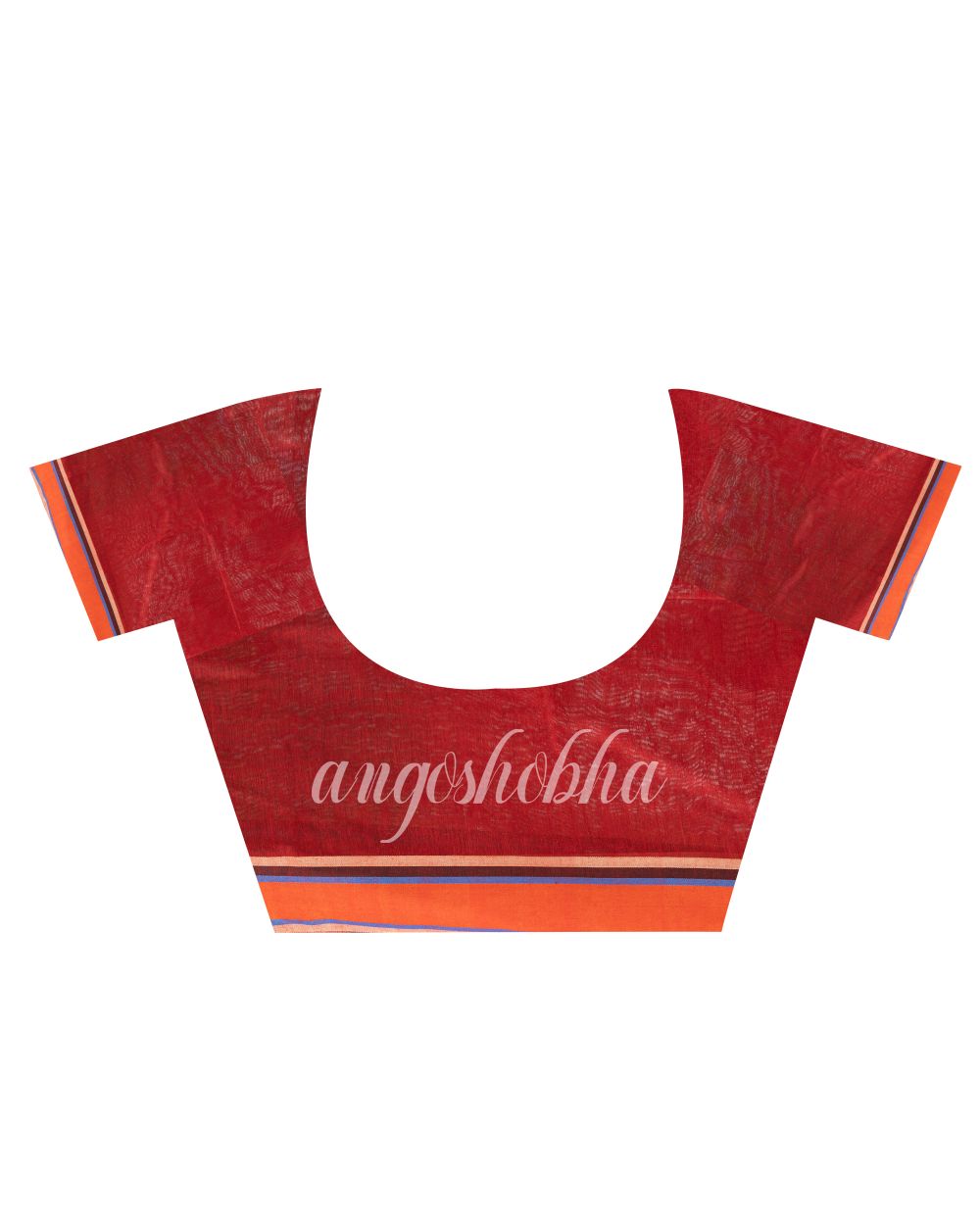 Black Cotton Blend Handloom Saree angoshobha