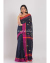 Nevy Blue Cotton Handloom Saree