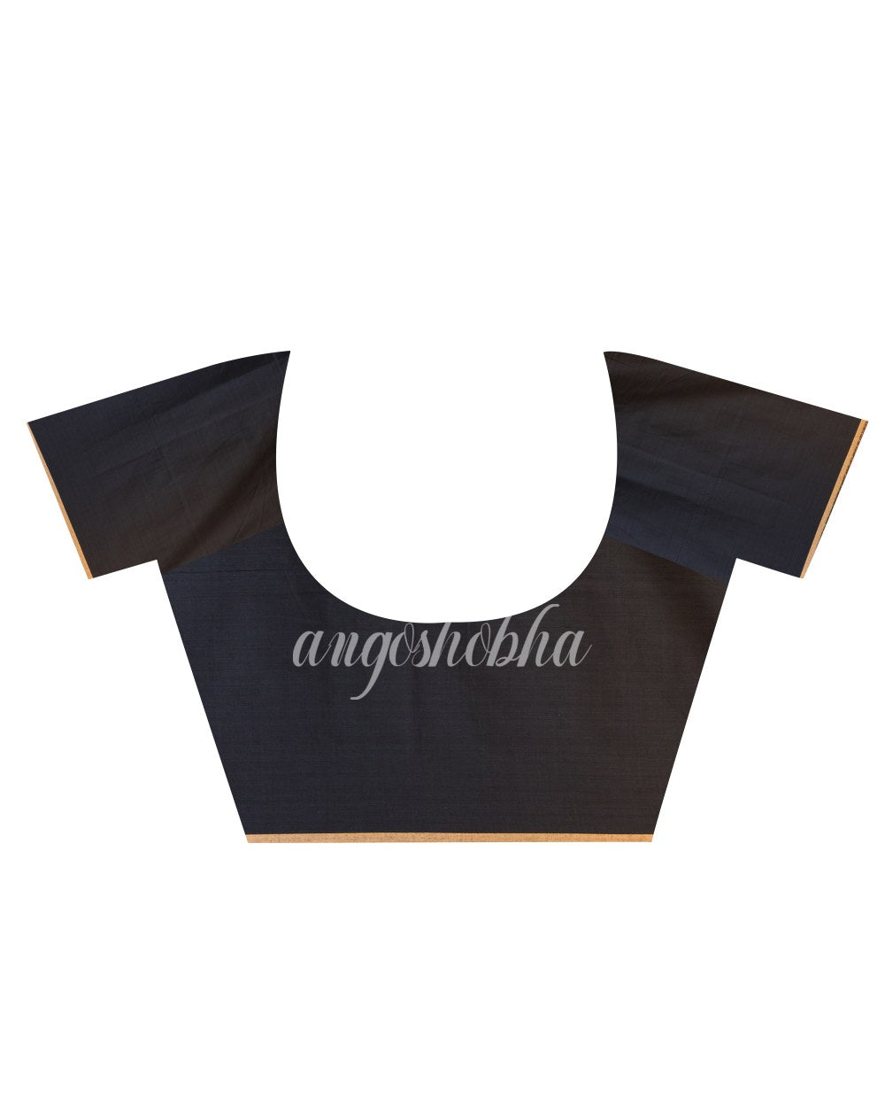 Black Cotton Jamdani Saree angoshobha