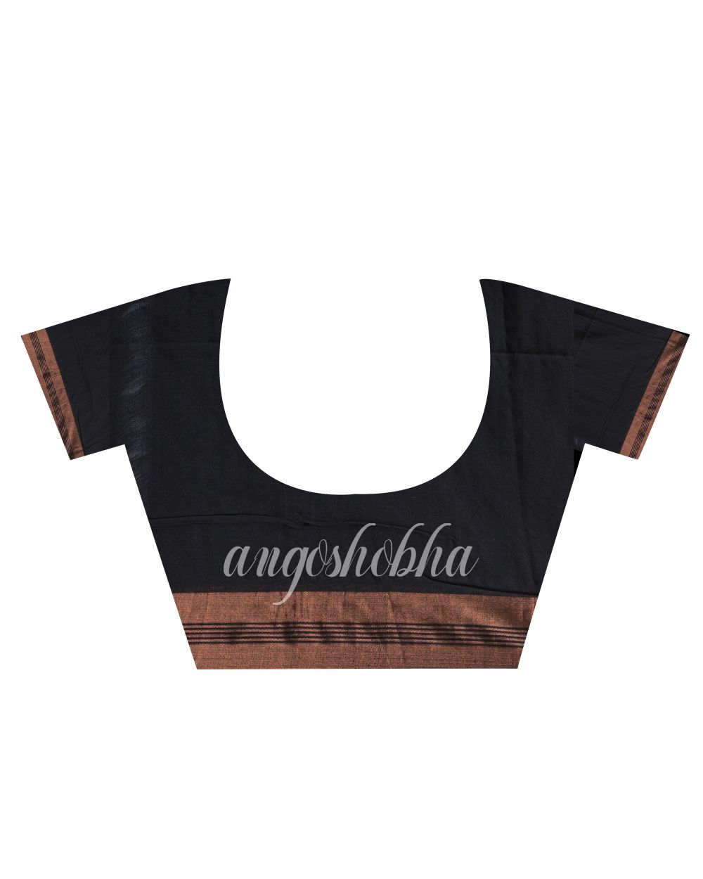 Black Handloom Traditional Cotton Tangail Saree angoshobha