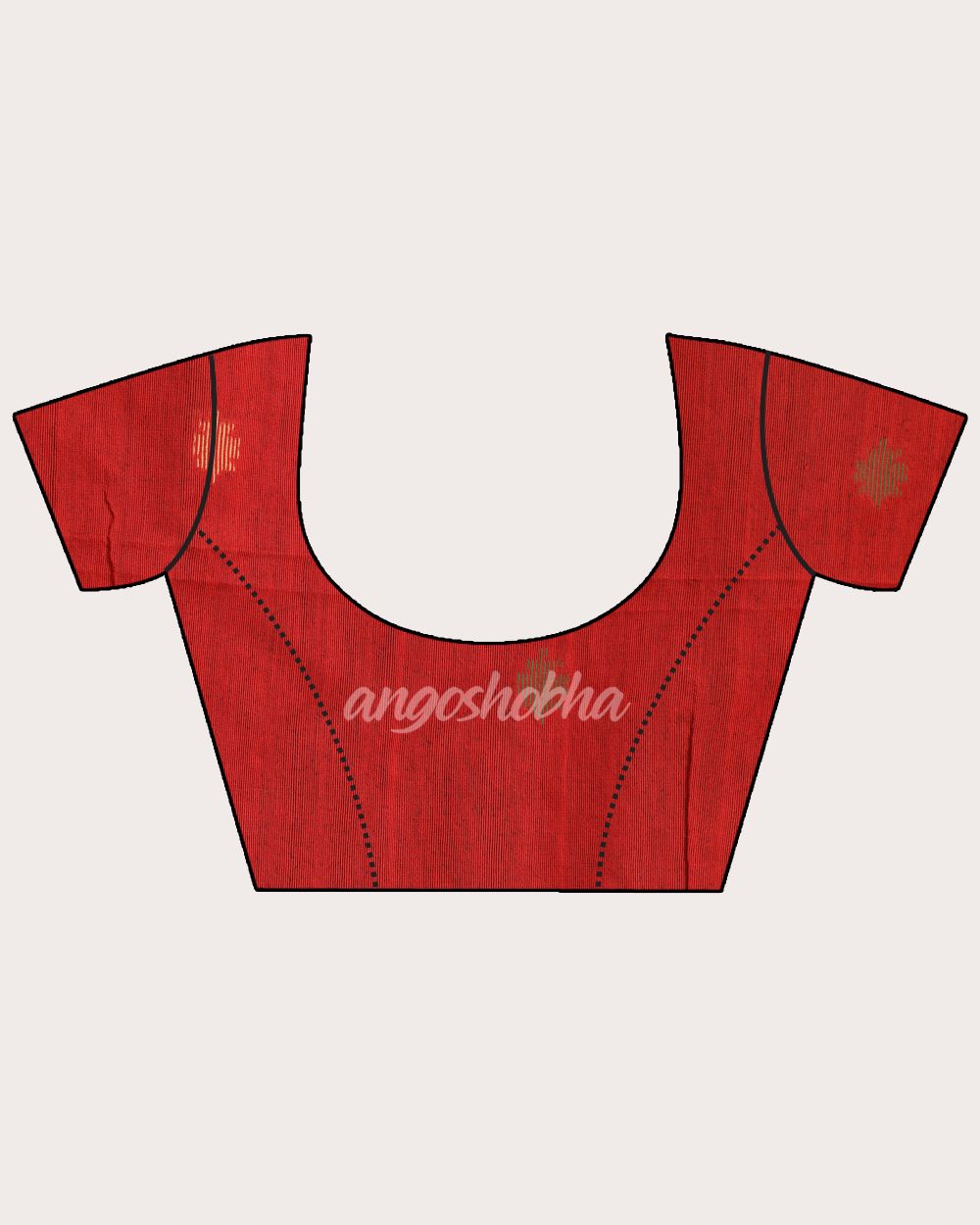 Black Matka Silk Handloom Traditional Jamdani Saree angoshobha