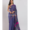 Blue Handwoven Cotton Saree angoshobha