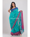 Blue Jamdani Cotton Saree