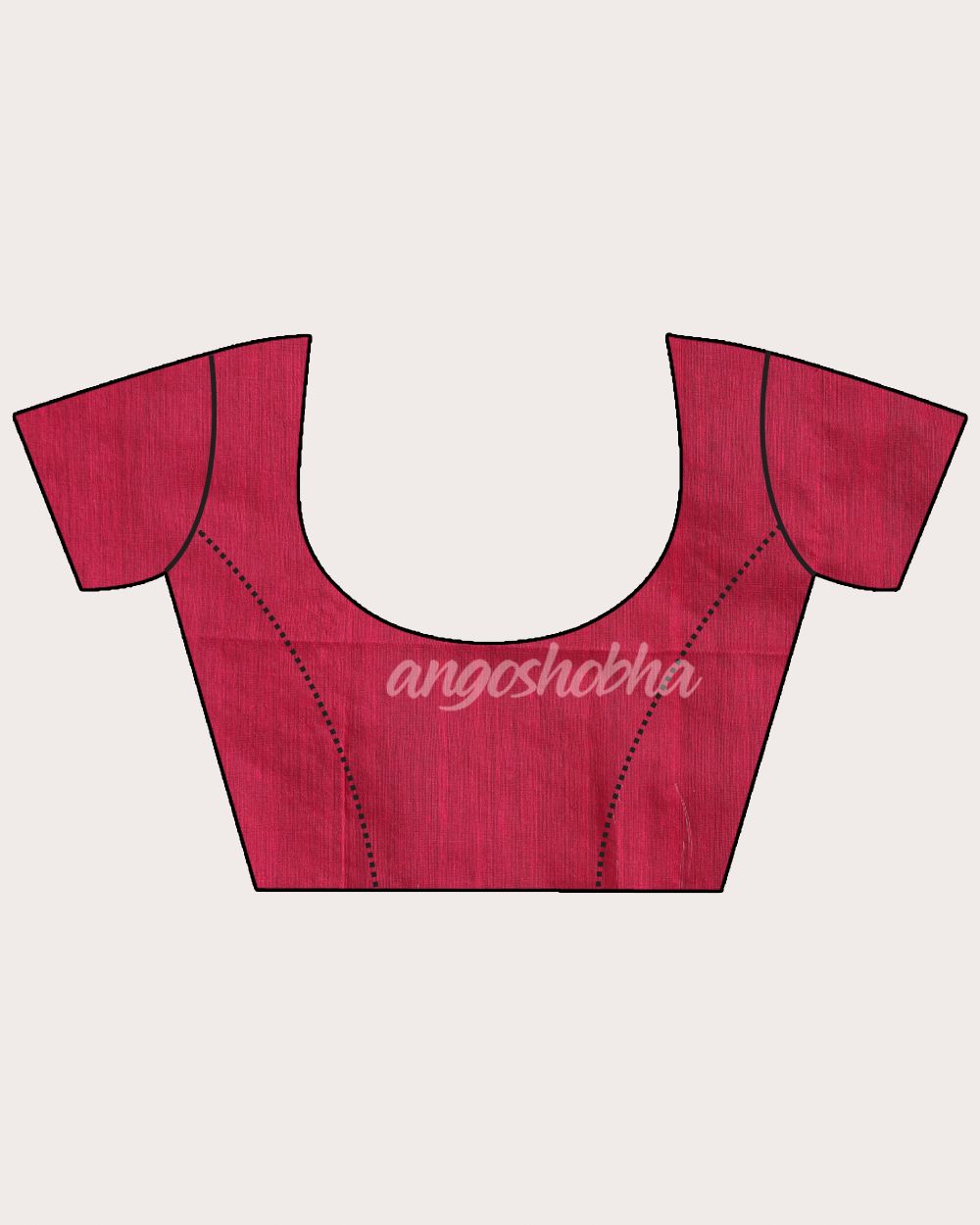 Deep Pink Mellon Yellow cotton Blend Handloom Tie Dye Jamdani Saree angoshobha