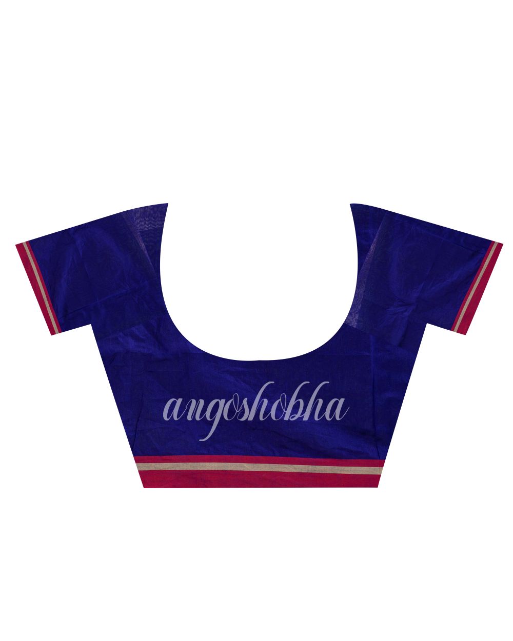 Green Cotton Blend Festive Jamdani Saree angoshobha