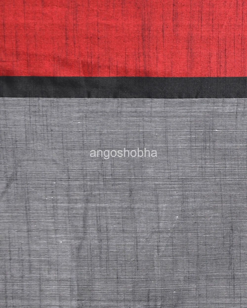 Grey Cotton Handloom Tangail Saree angoshobha