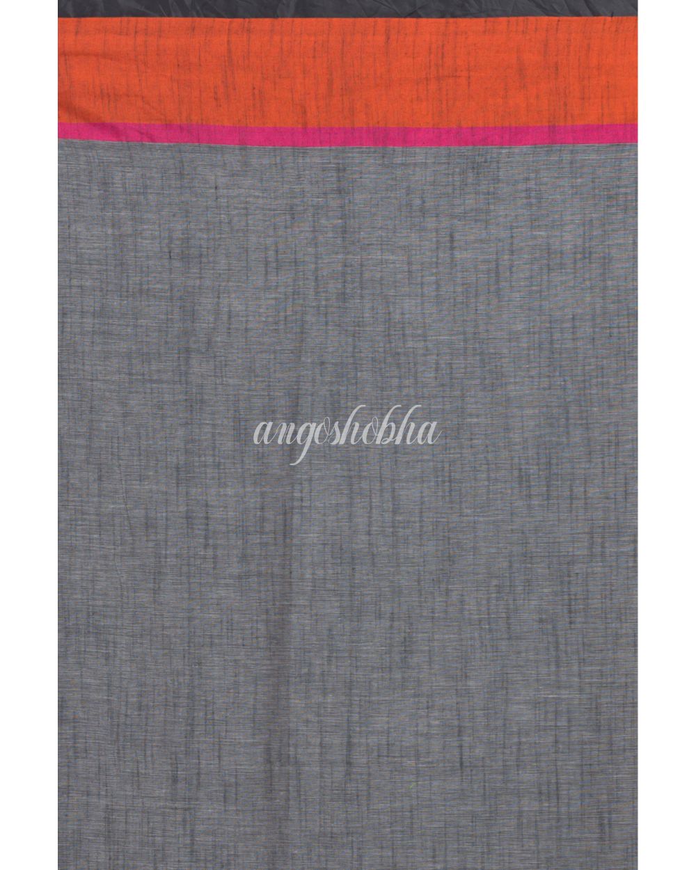 Grey Cotton Jamdani Saree angoshobha