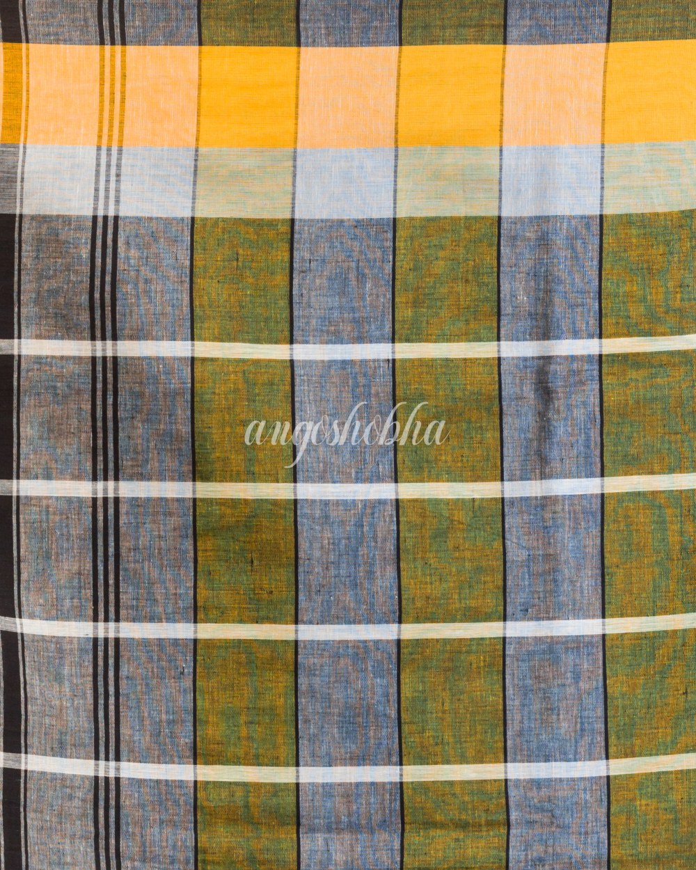 Grey Handwoven Cotton Saree angoshobha