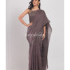 Grey Handwoven Linen Saree angoshobha