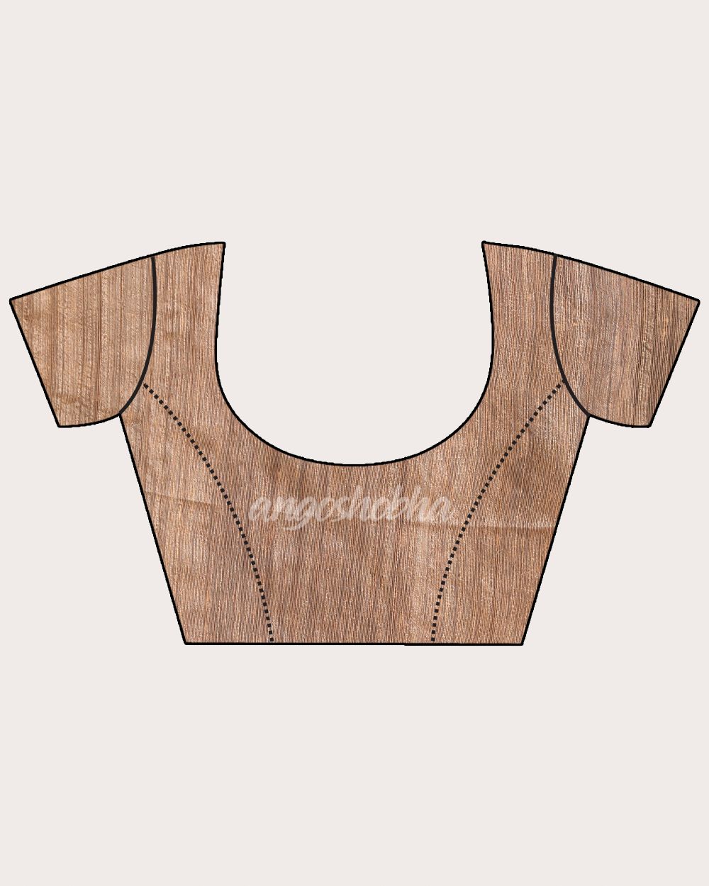 Khaki Matka Silk Handloom Traditional Sequin Jamdani Saree angoshobha